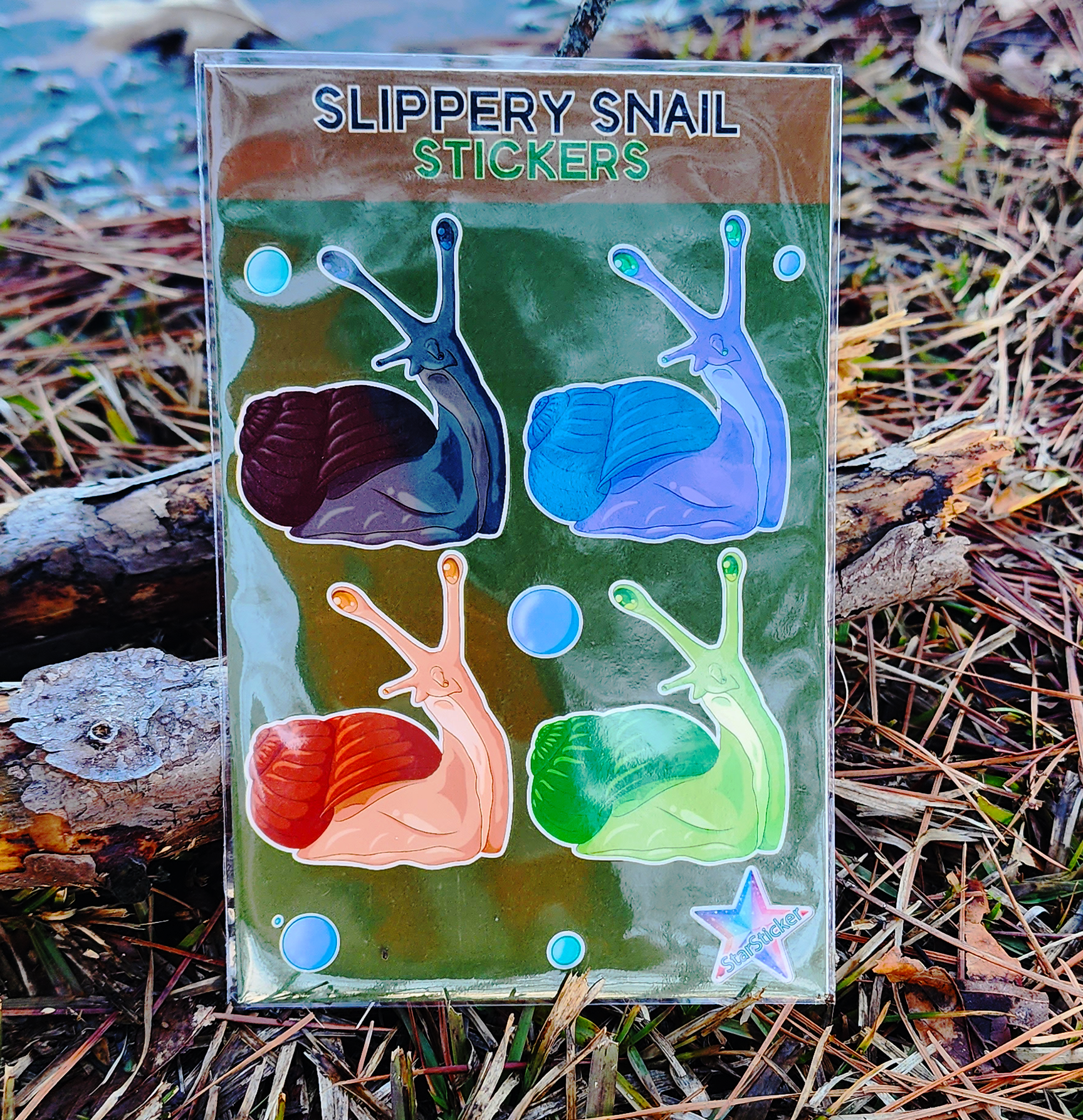 Slippery Snails Sticker Sheet