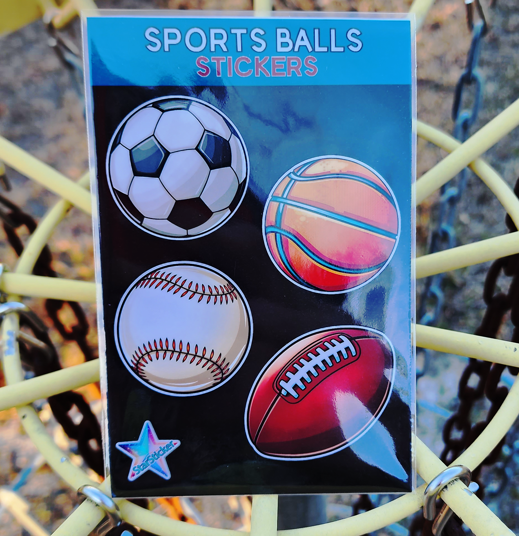 Sports Balls Sticker Sheet