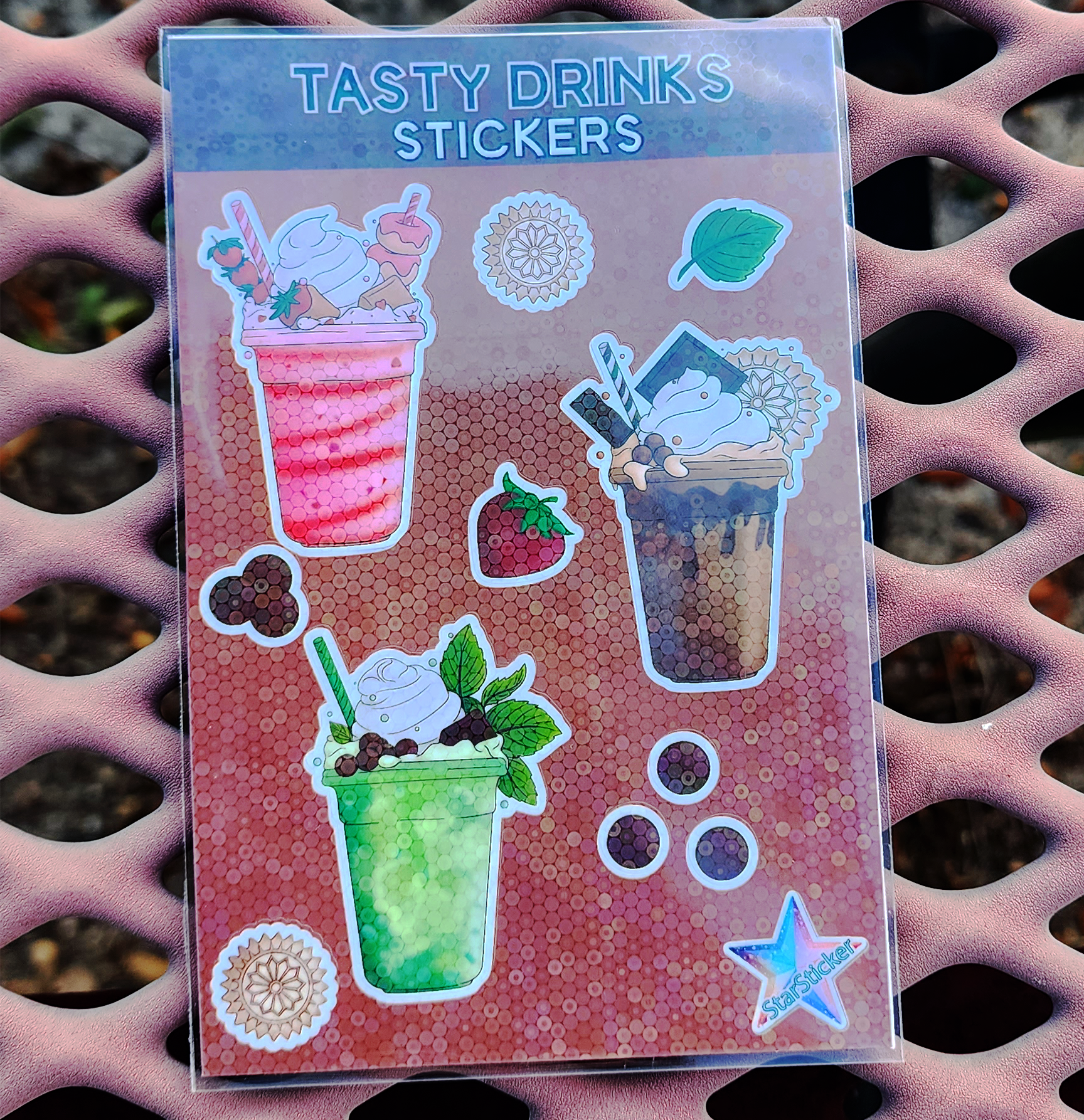 Tasty Drinks Sticker Sheets
