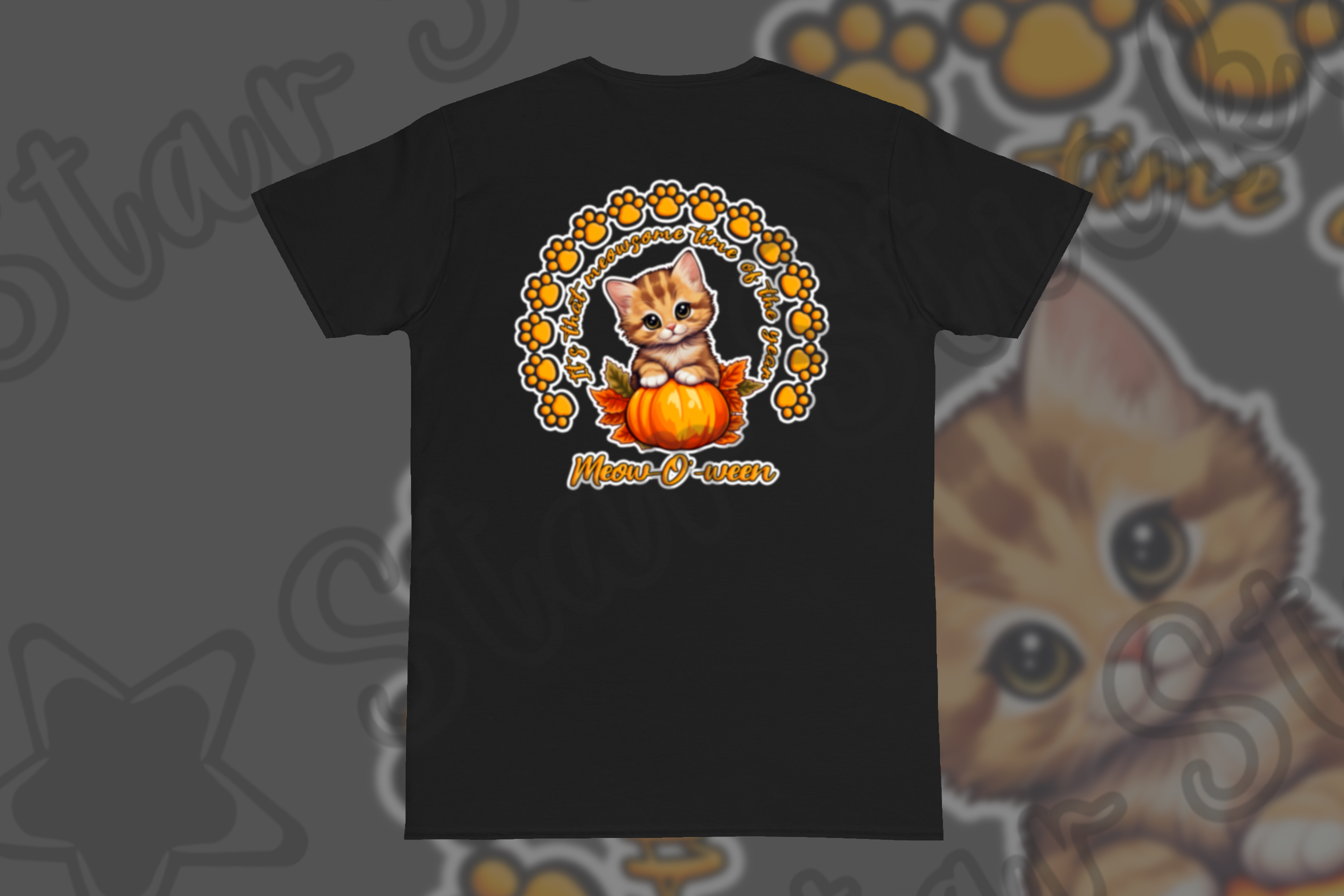Meow O' Ween Cat Tee shirt 