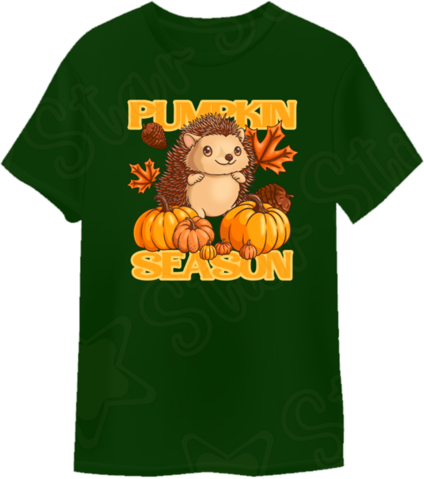  Hedgehog Pumpkin Season T-Shirt