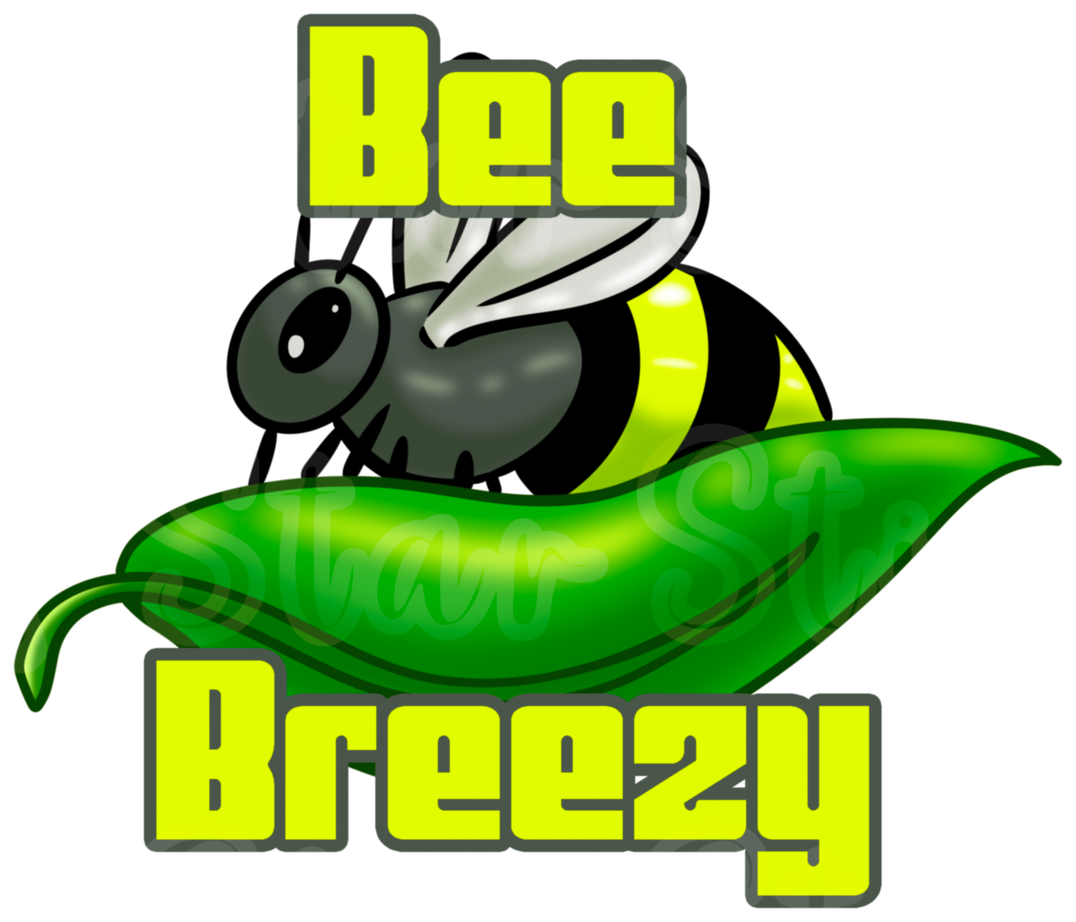 Bee Breezy Sticker