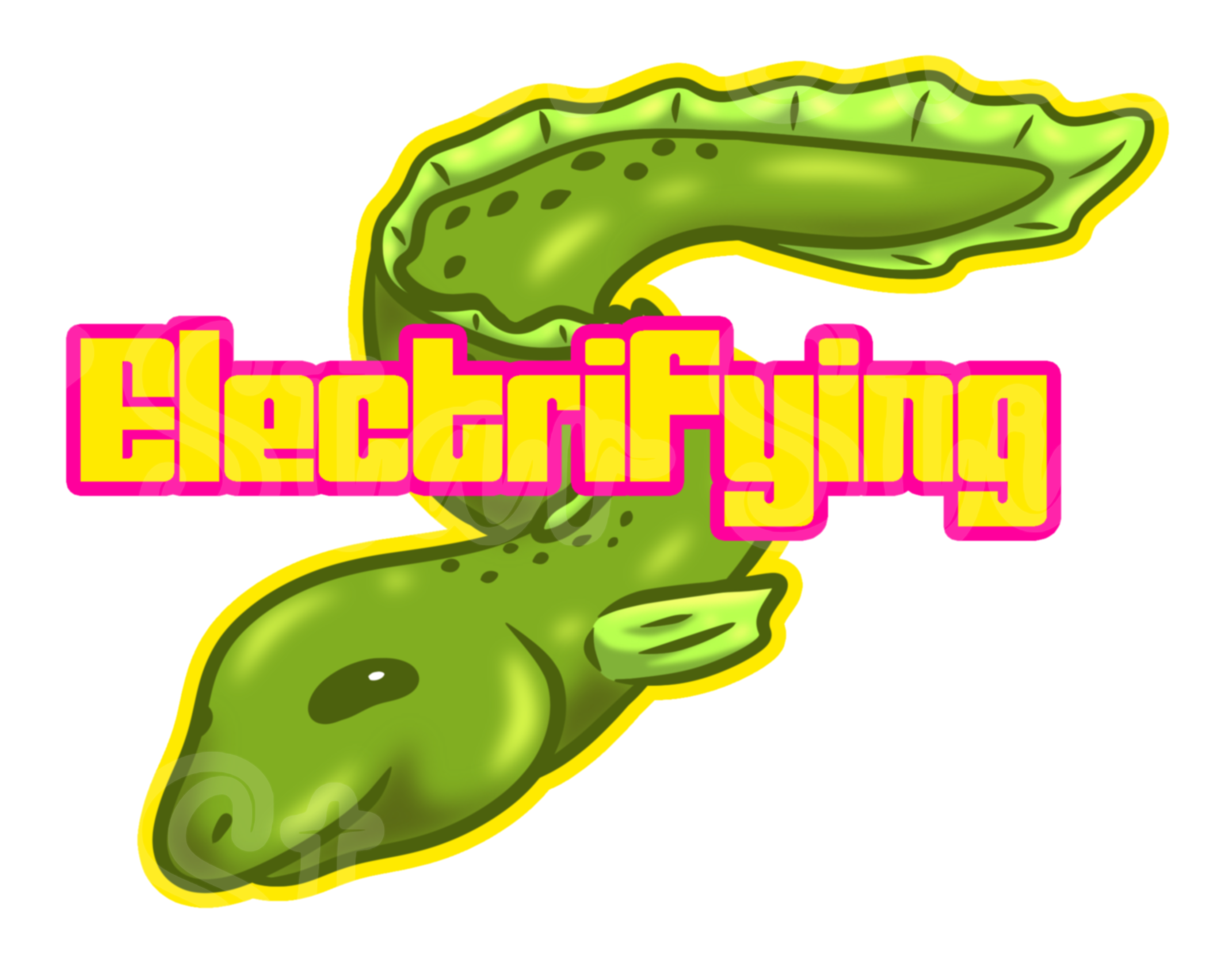 Electrifying Sticker Eel