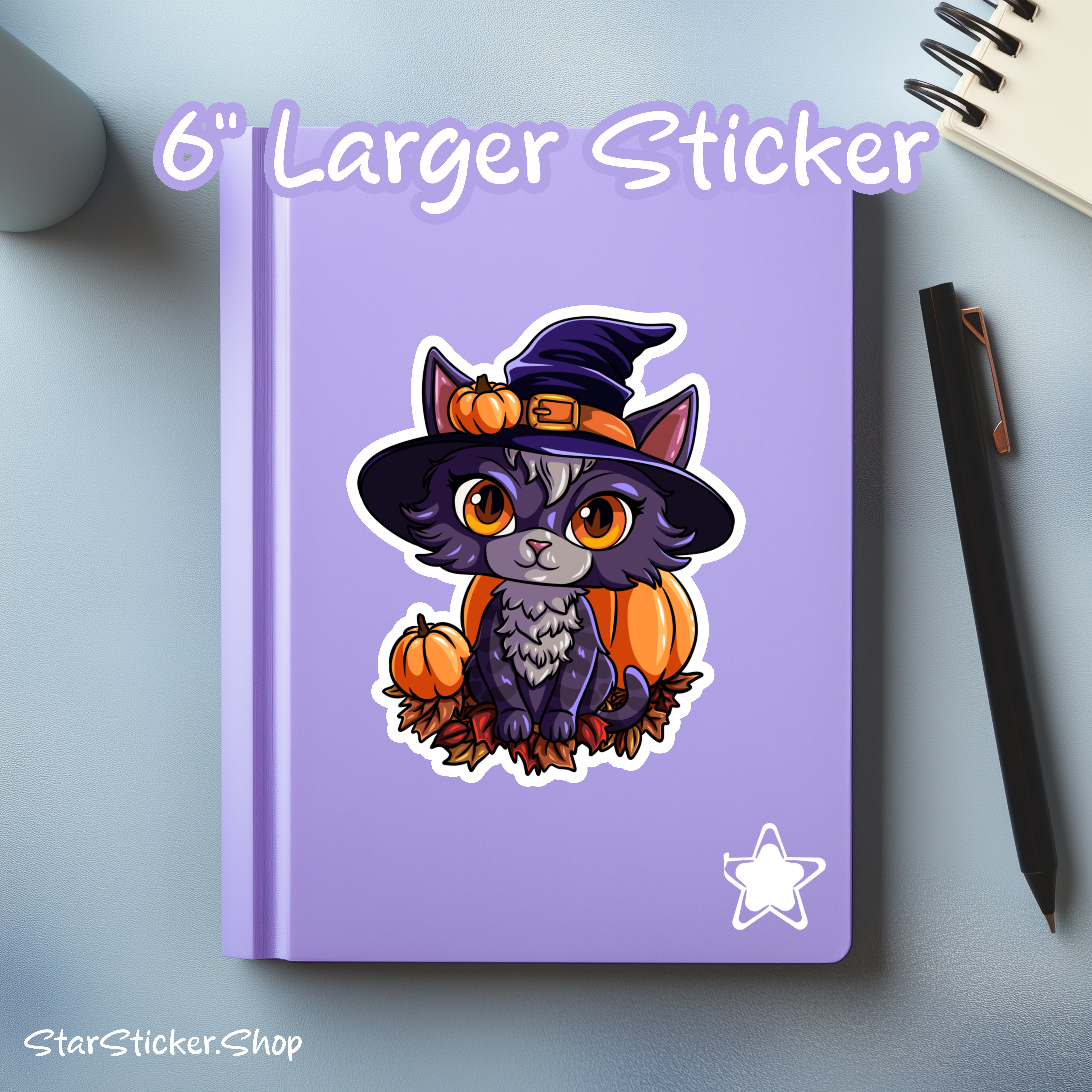 Halloween Cat Sticker