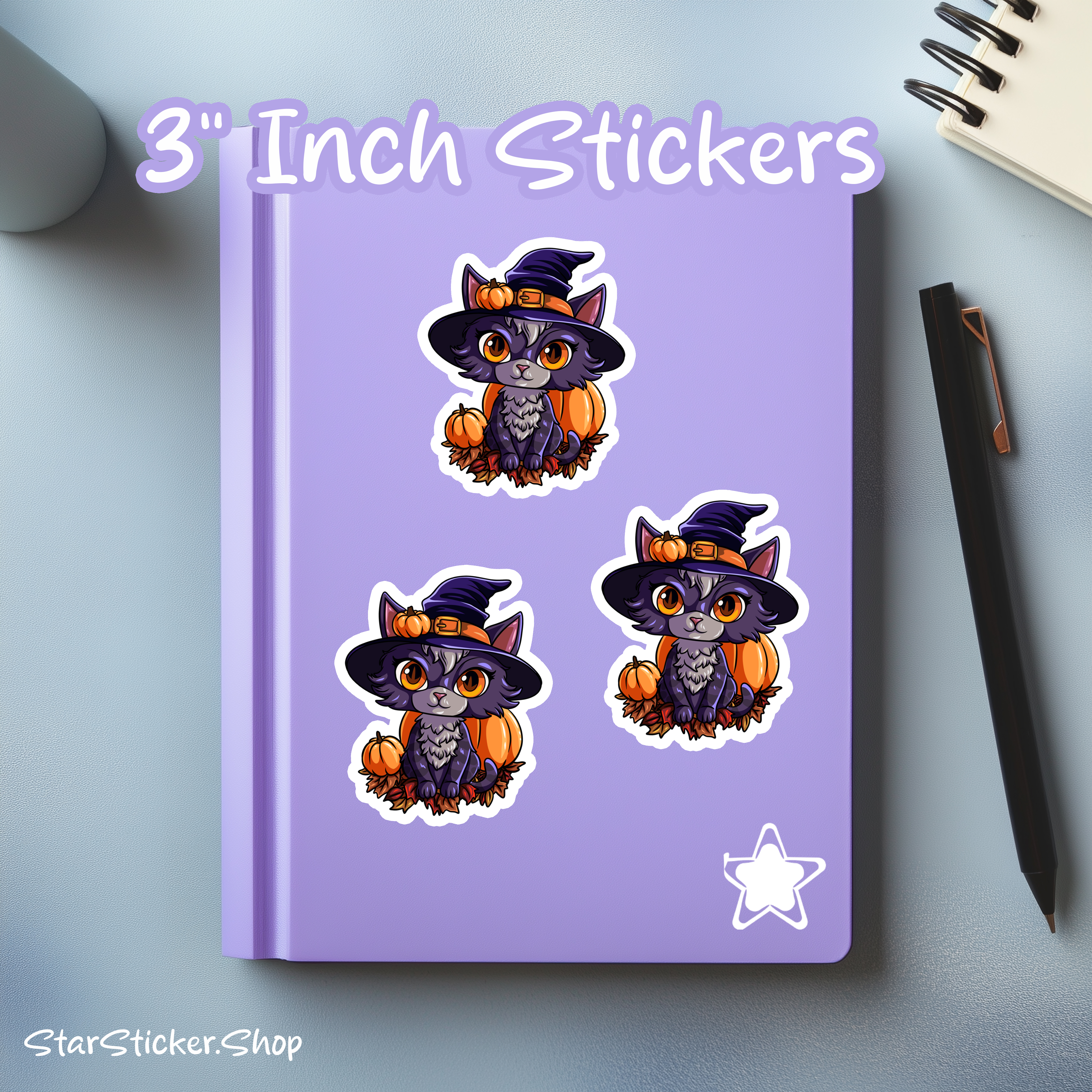 Halloween Cat Sticker