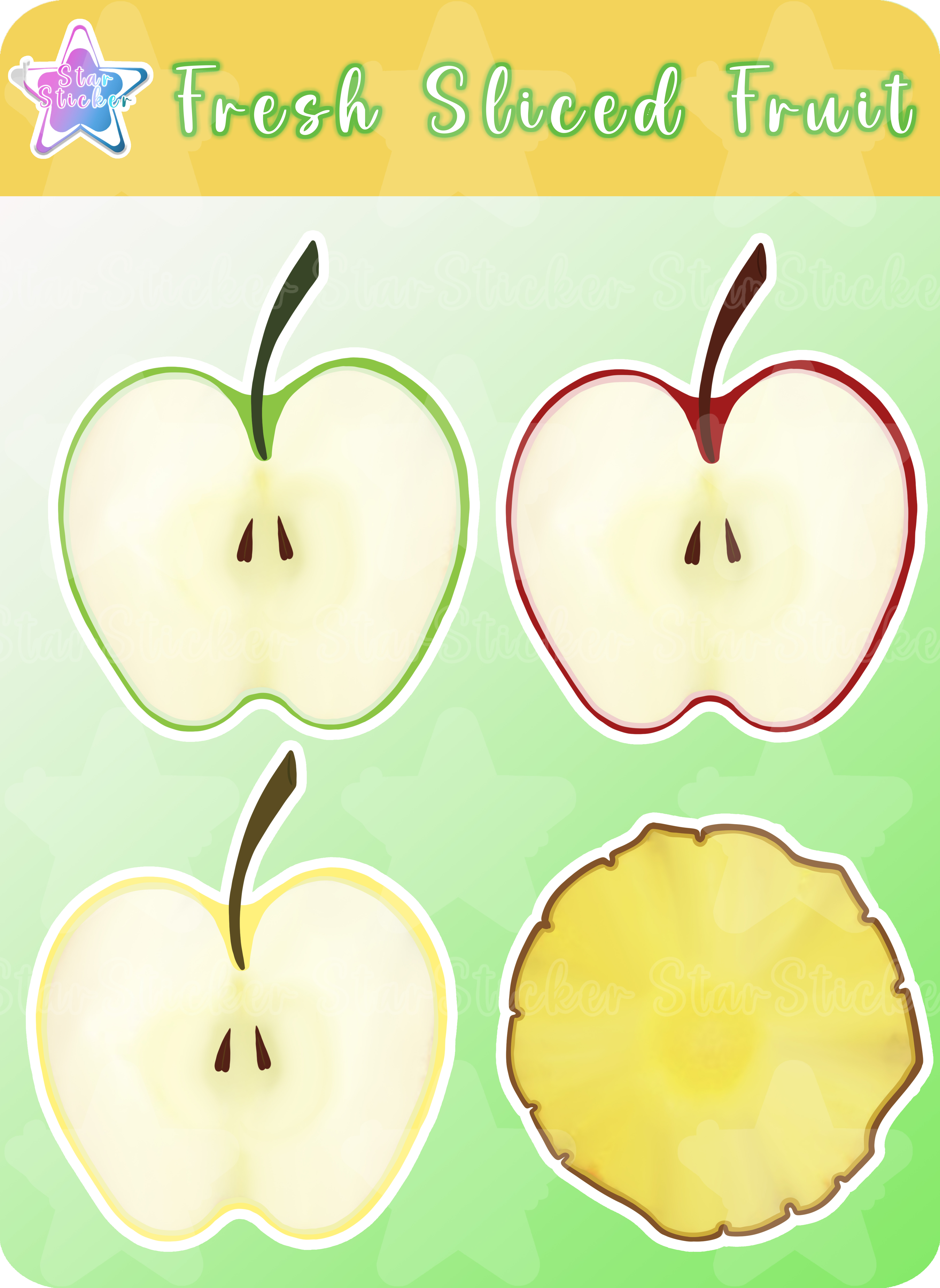 Slice Fruit Sticker