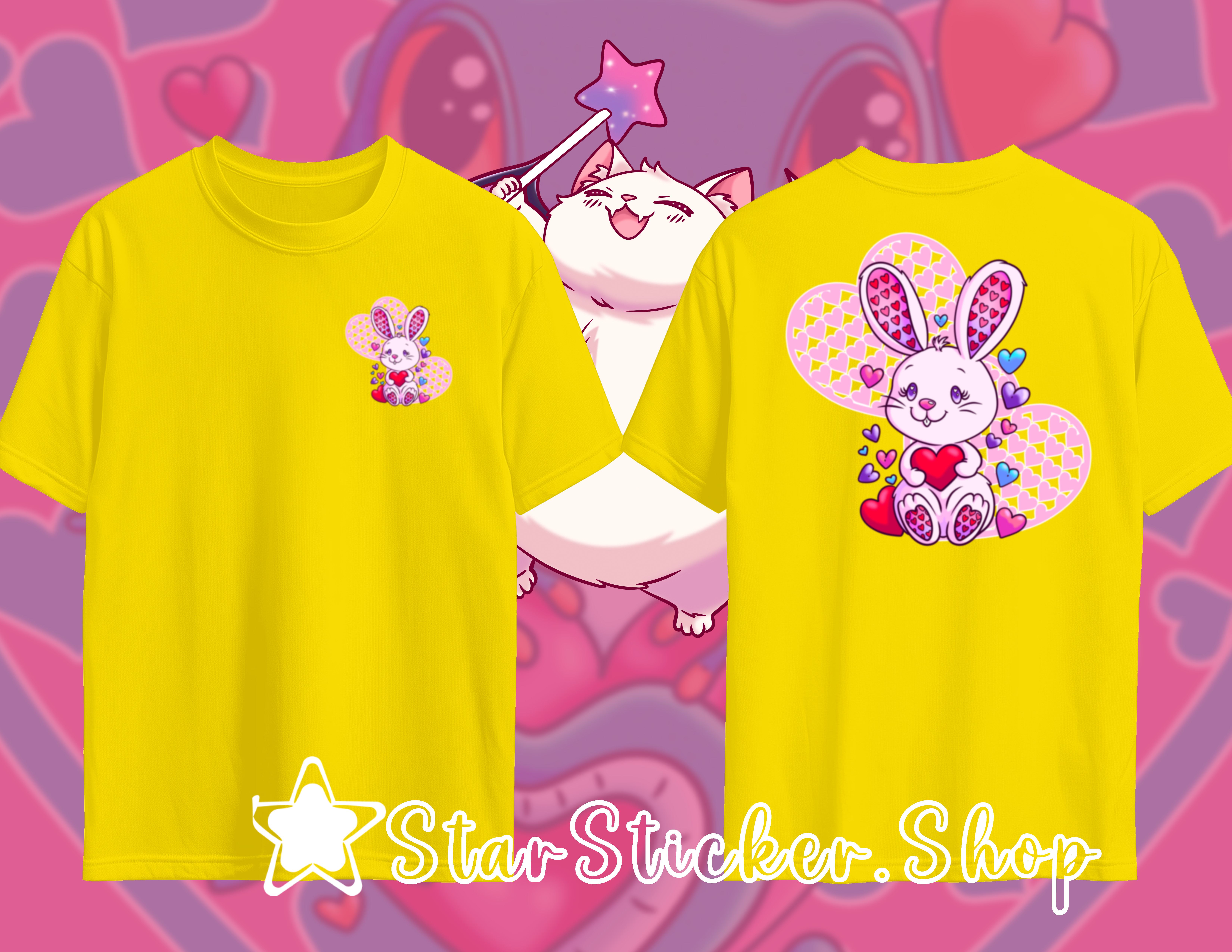 Love Critters Bunny Graphic Tee