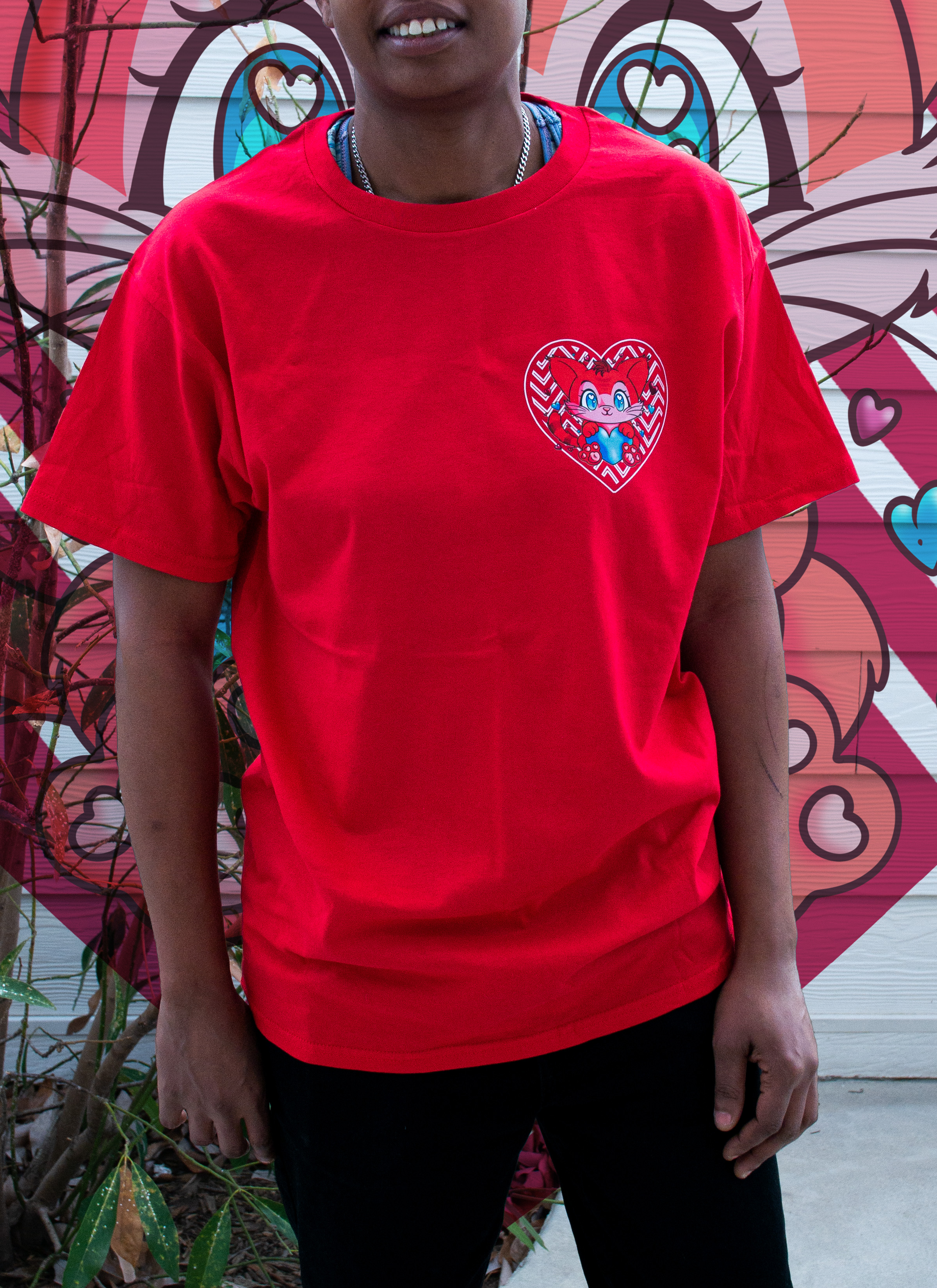 Love Critters Cat Graphic Tee