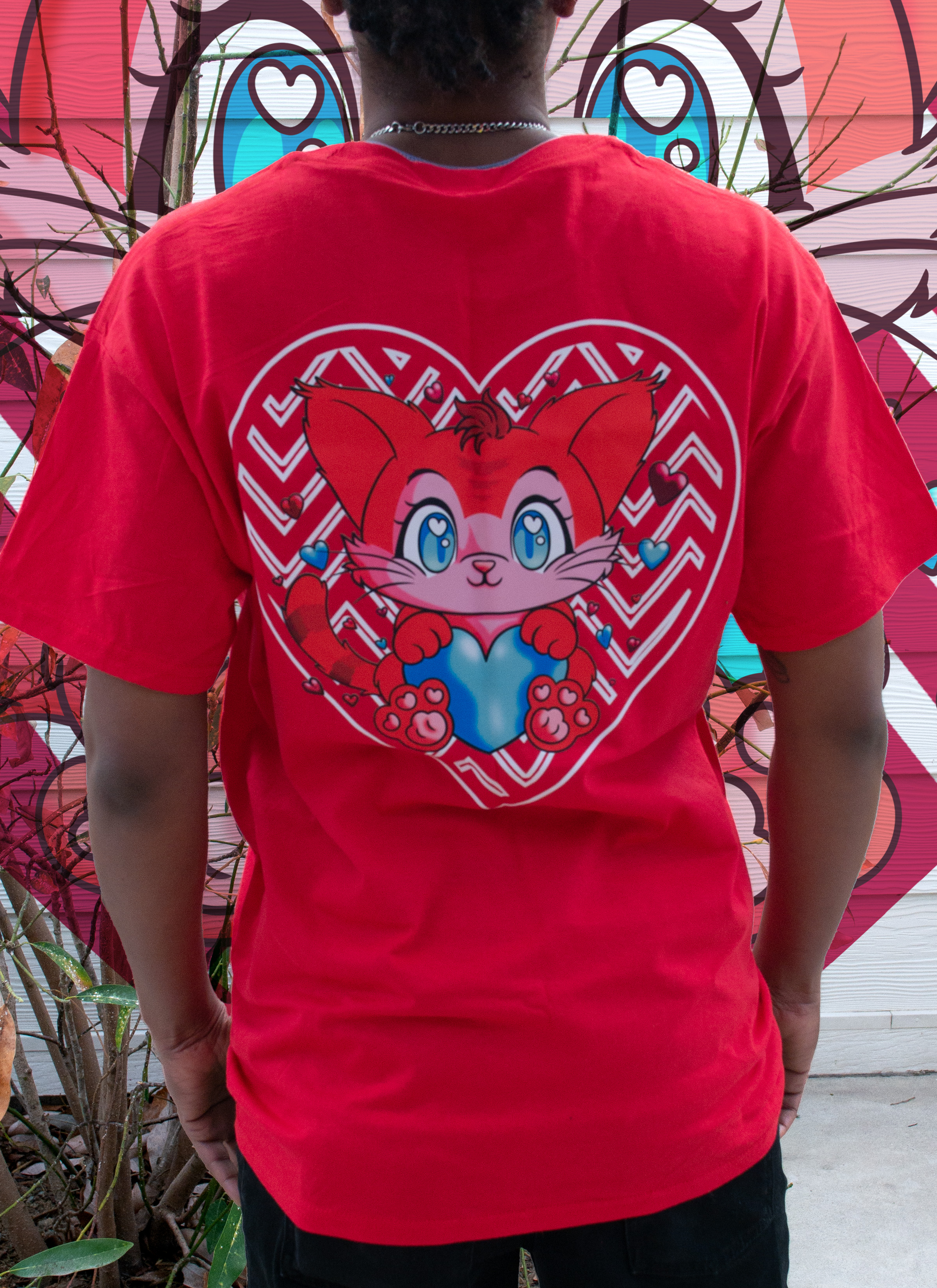 Love Critters Cat Graphic Tee