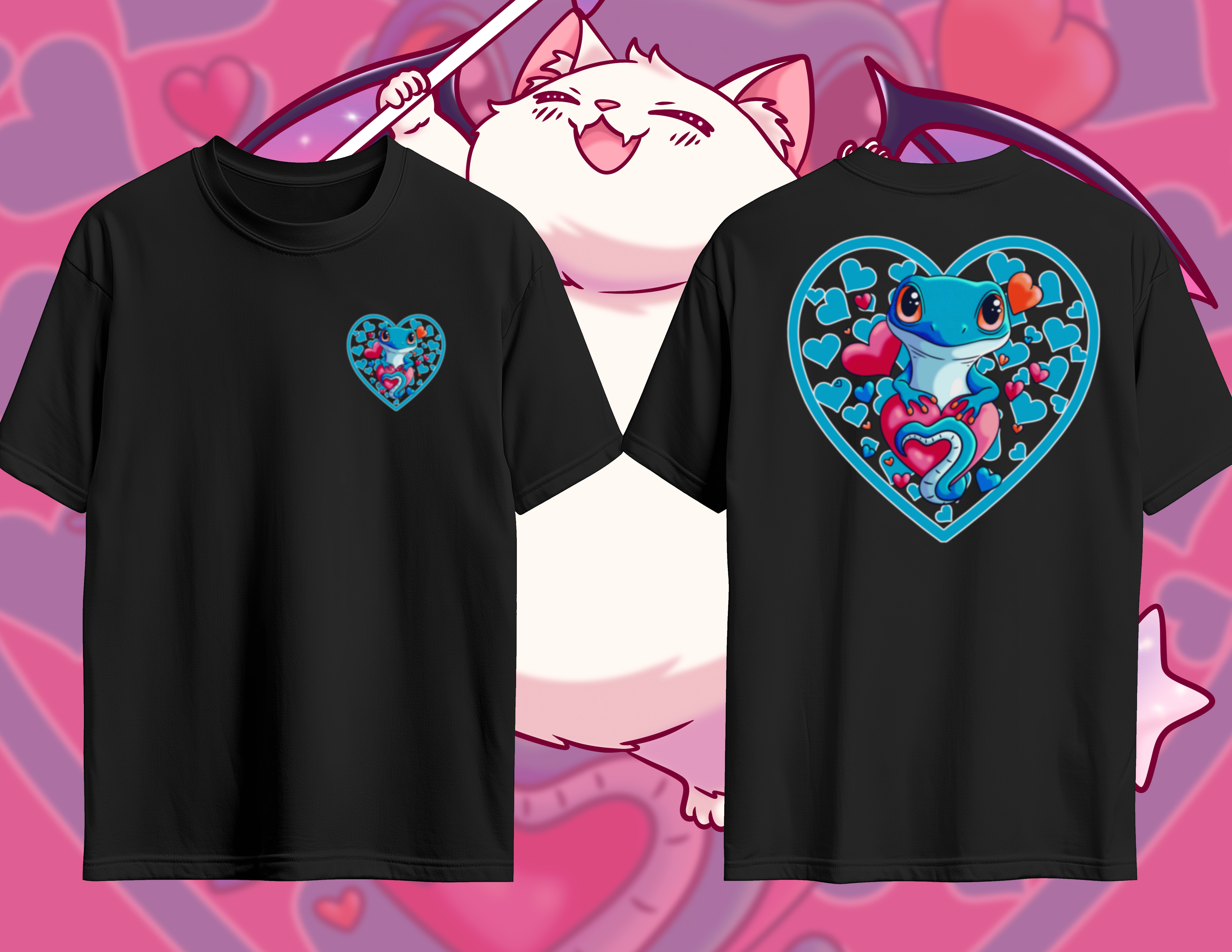 Love Critters Lizard Graphic Tee