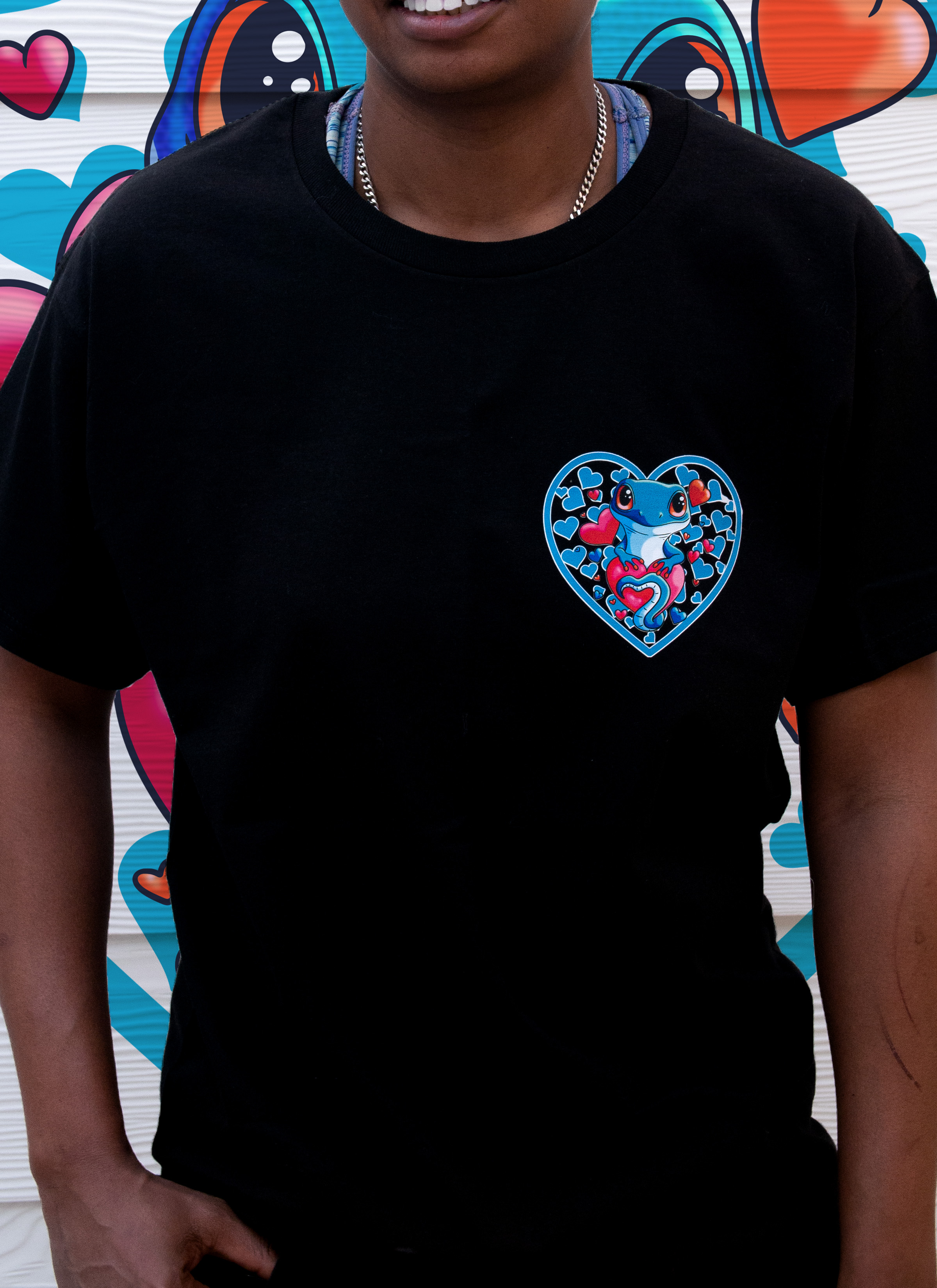 Love Critters Lizard Graphic Tee