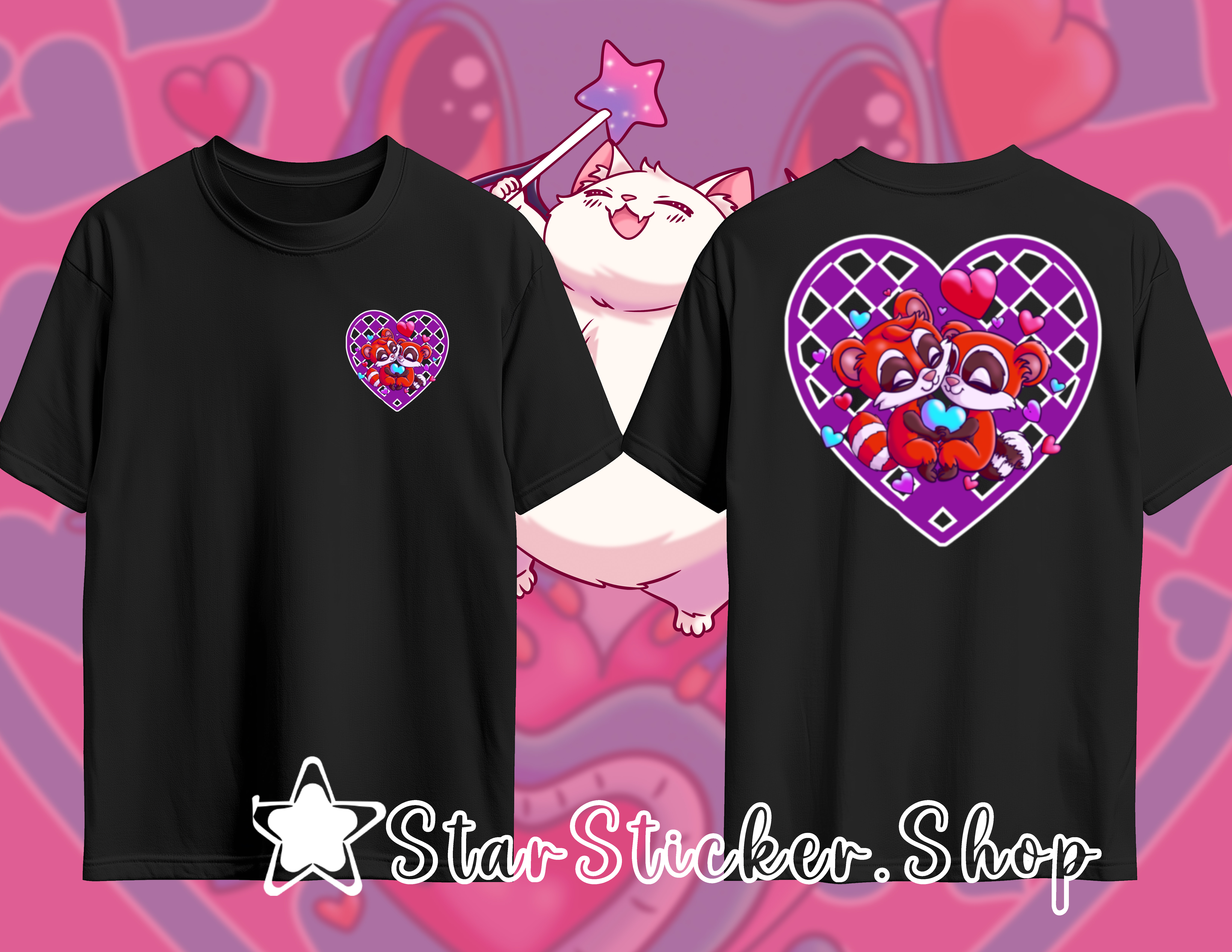 Love Critters Red Panda Graphic Tee