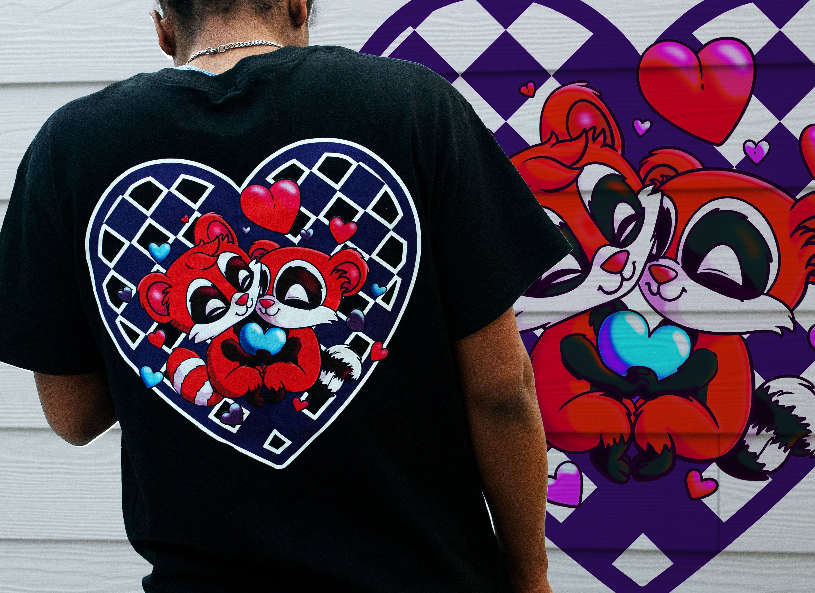 Love Critters Red Panda Graphic Tee