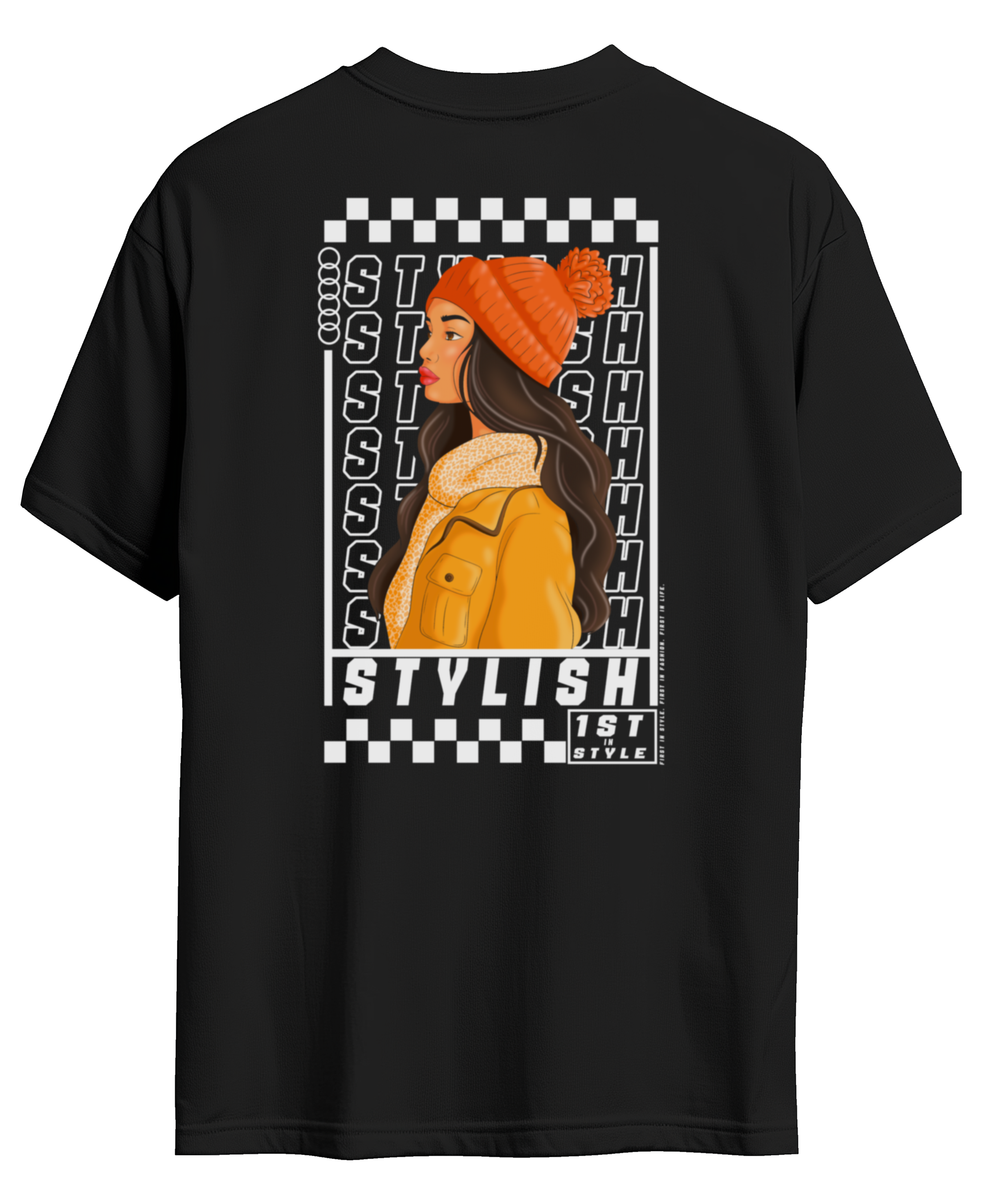 Stylish 1st in style Graphic Print T-Shirt Empower Line