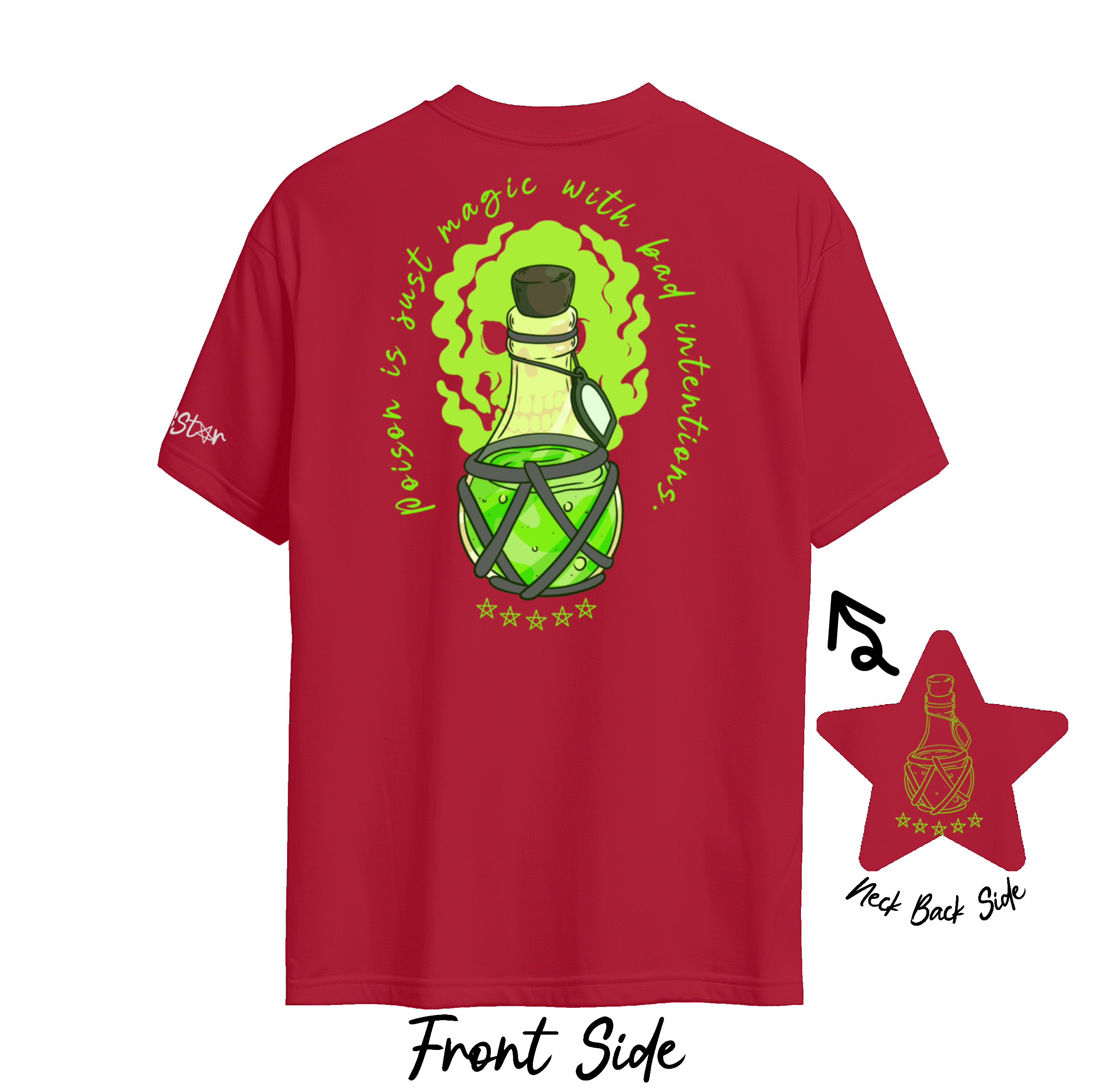 Poison is just magic with bad intentions tee shirt Green potion