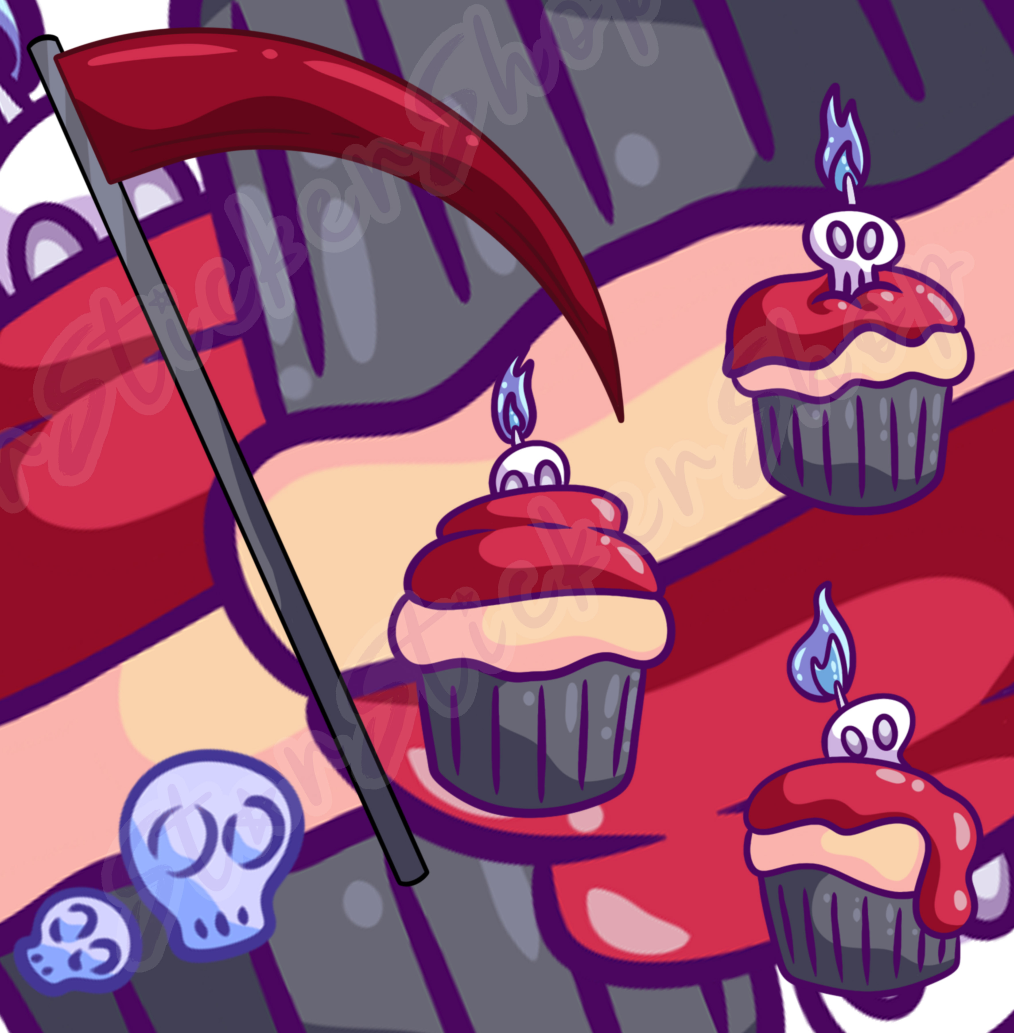 Cupcakes of Doom: Now With Extra Afterlife Stickers