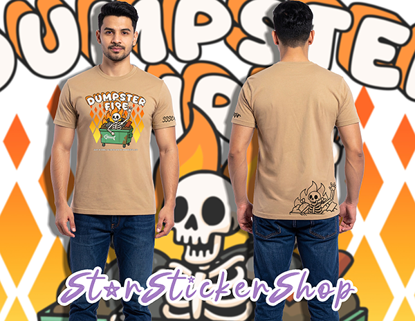 Dumpster Fire Tee Shirt