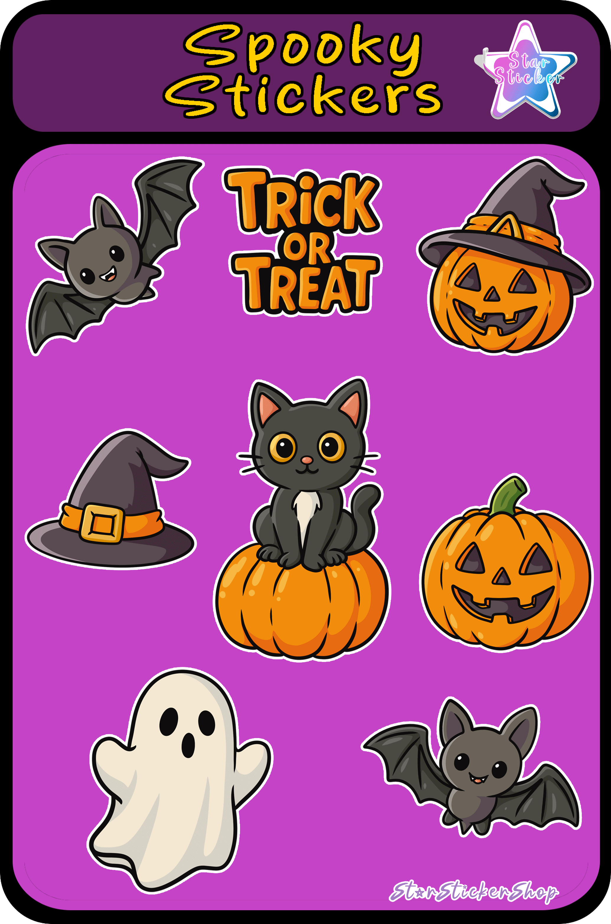 Trick or Treat Sticker Sheet