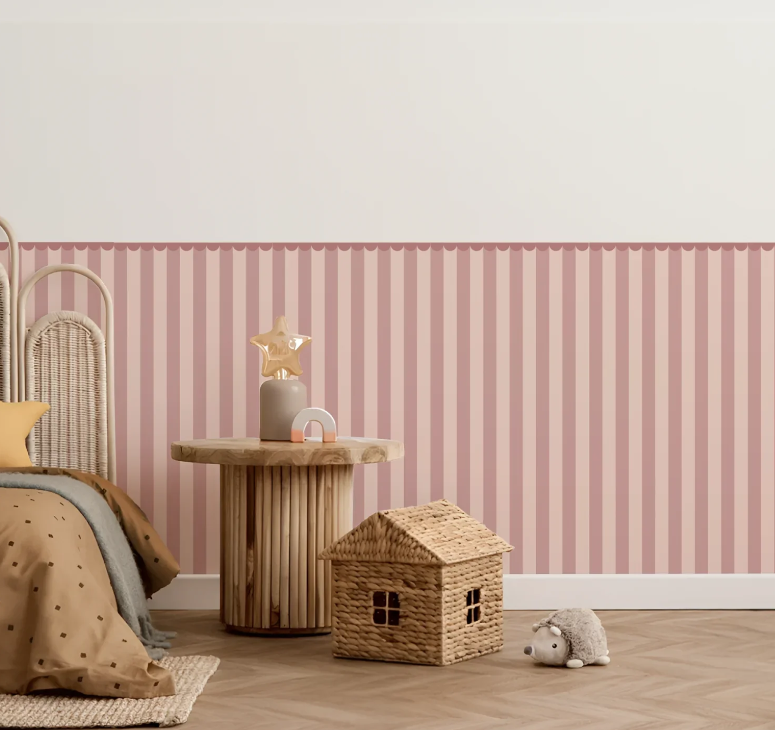 Striped Wall Decal |  ملصق جداري مخطط
