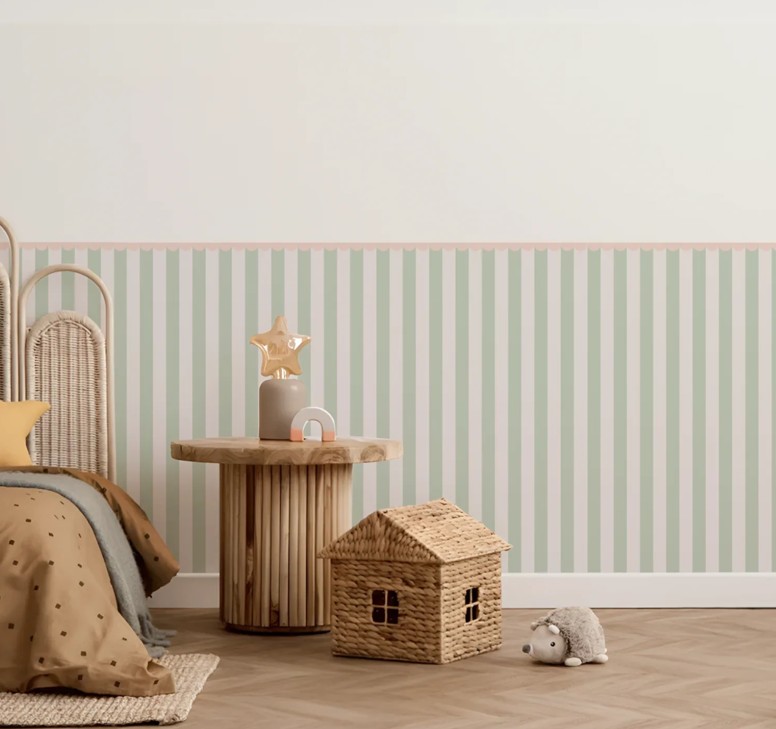 Striped Wall Decal |  ملصق جداري مخطط