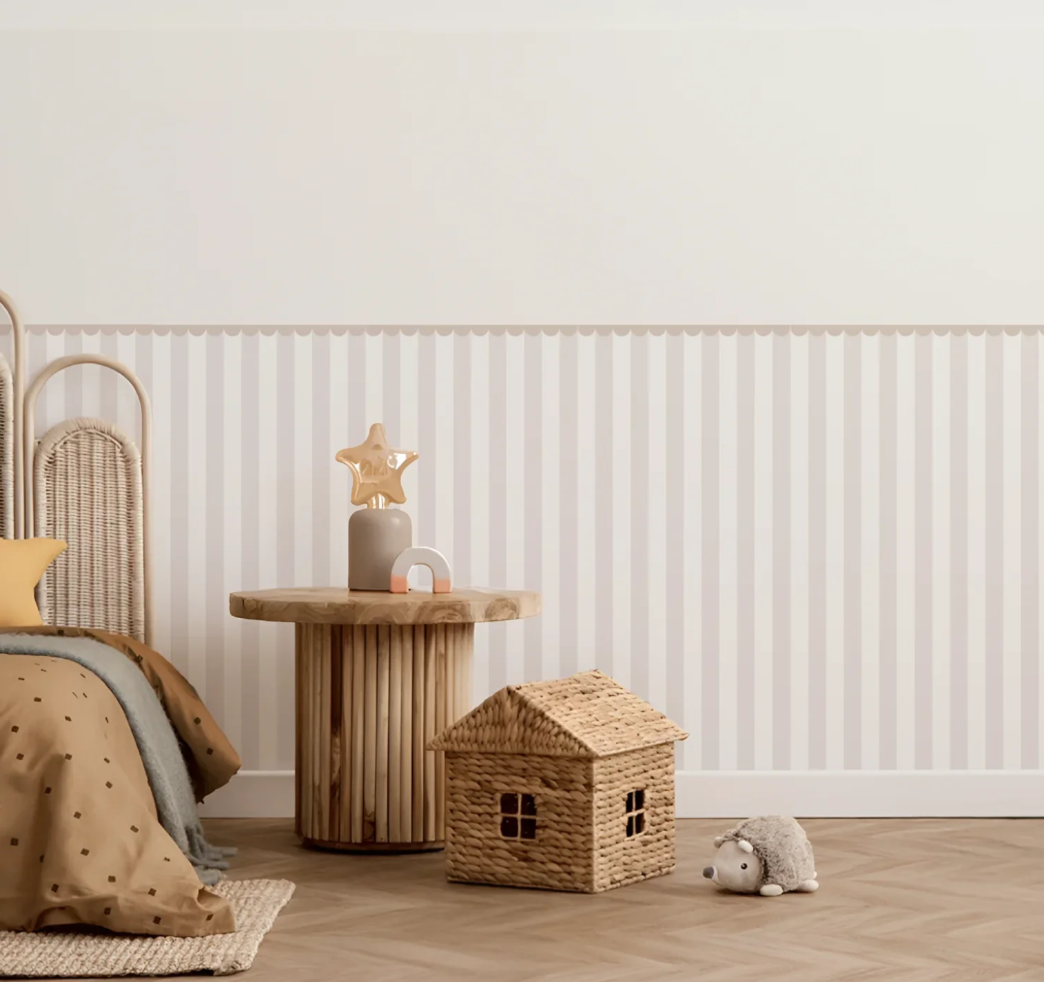 Striped Wall Decal |  ملصق جداري مخطط