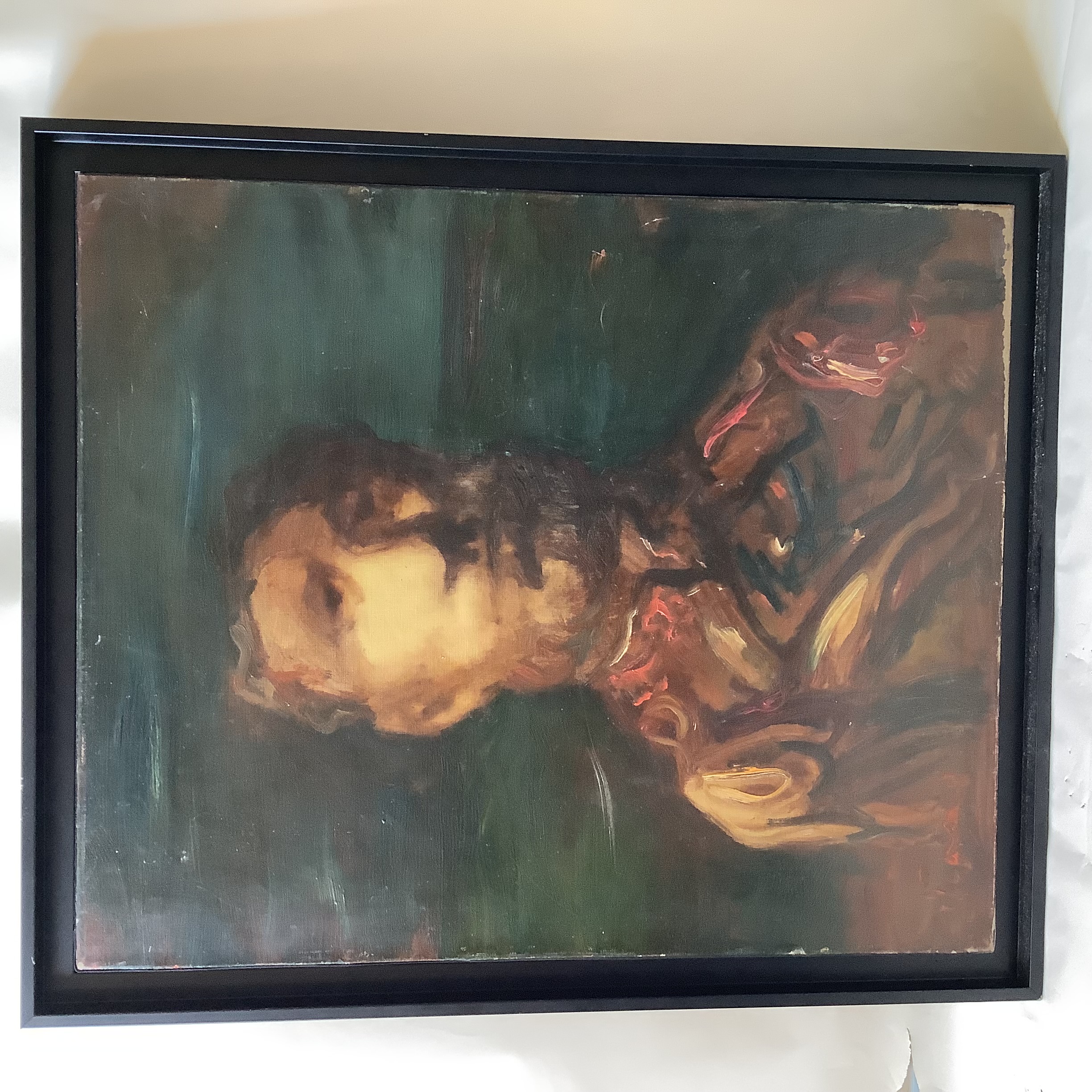 Portrait d'un gueule-cassée par Sylvain Vigny (1903-1970), bien avant Francis Bacon... 