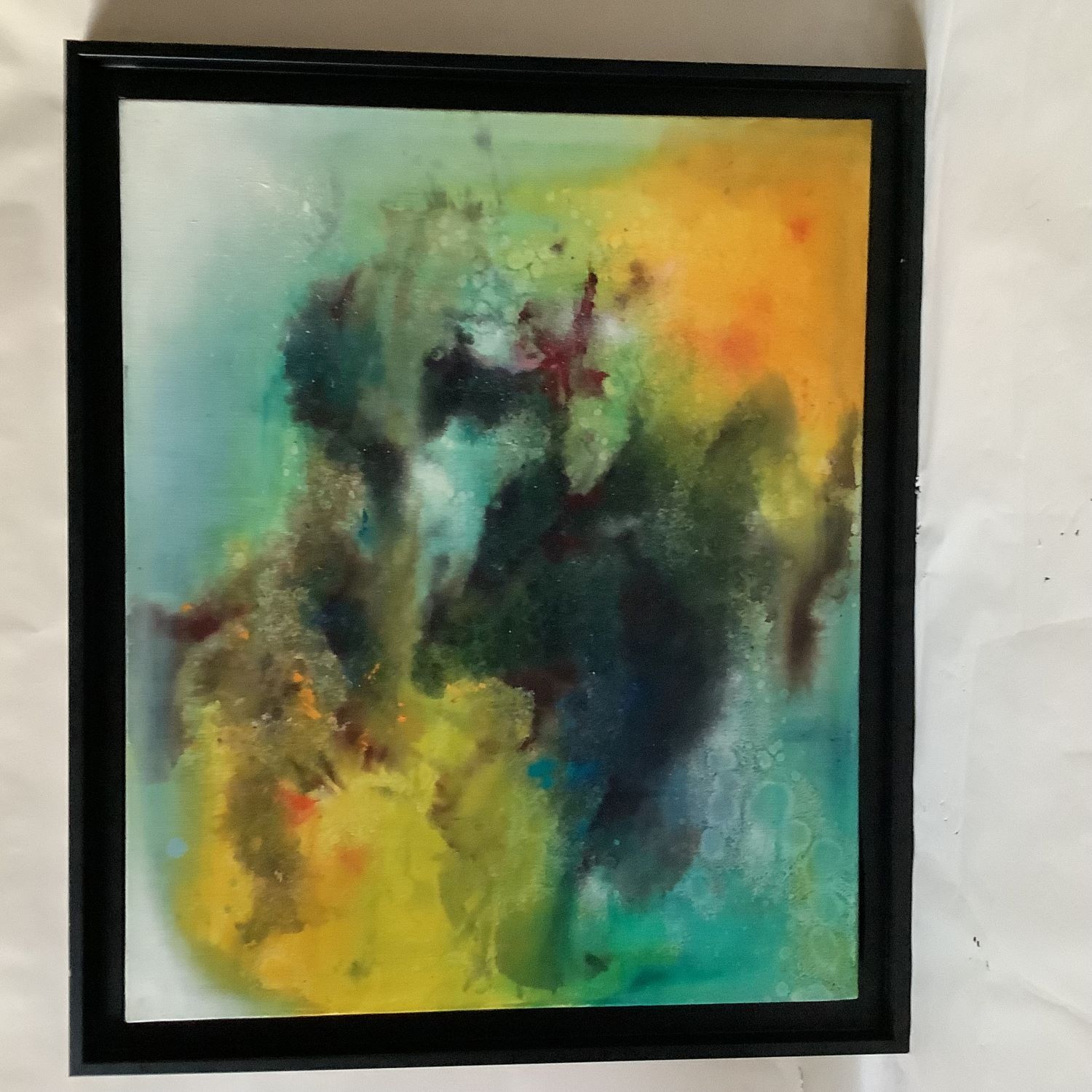 Claire Hamant. Huile sur toile. 50 x 60,5 cm.