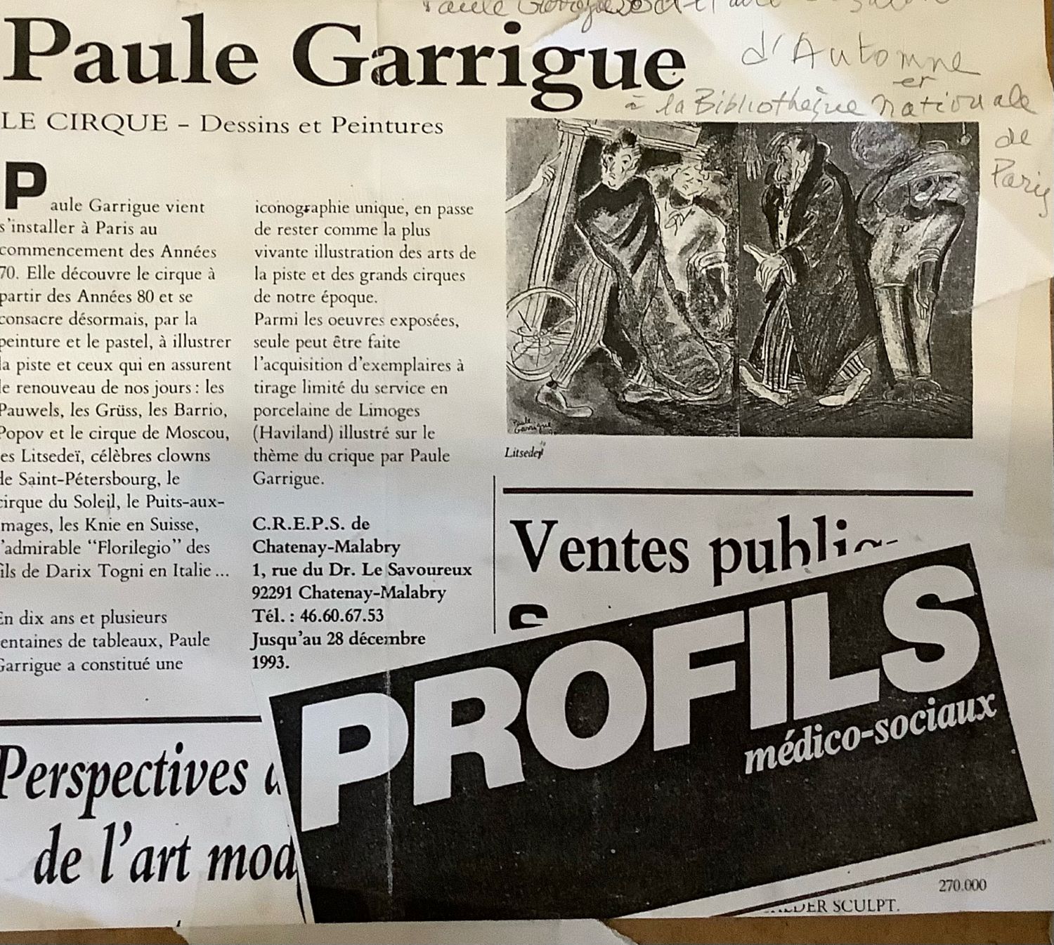Femme nue de Paule Garrigue