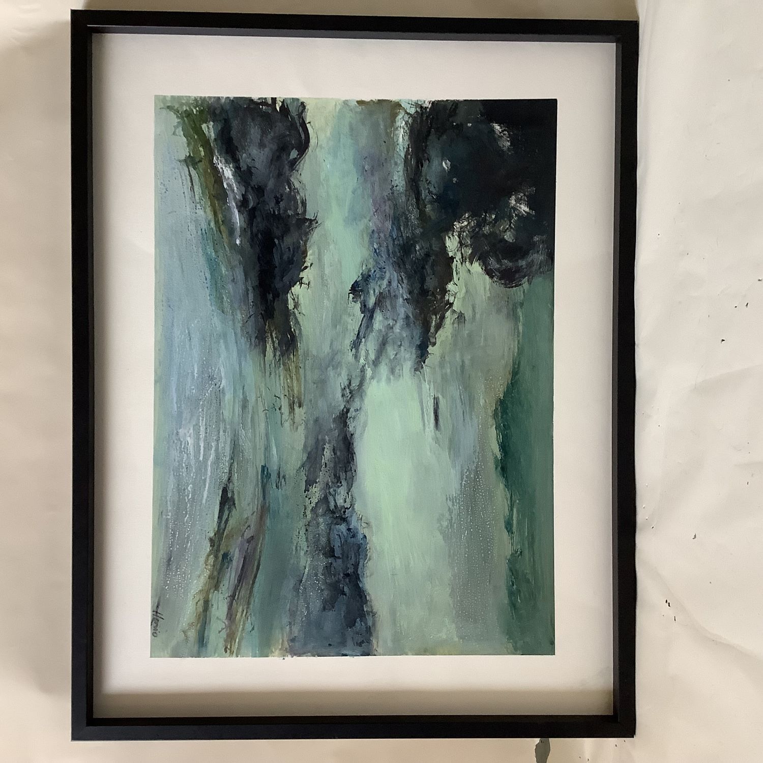 Paysage abstrait, pour un voyage lointain ou intérieur. 