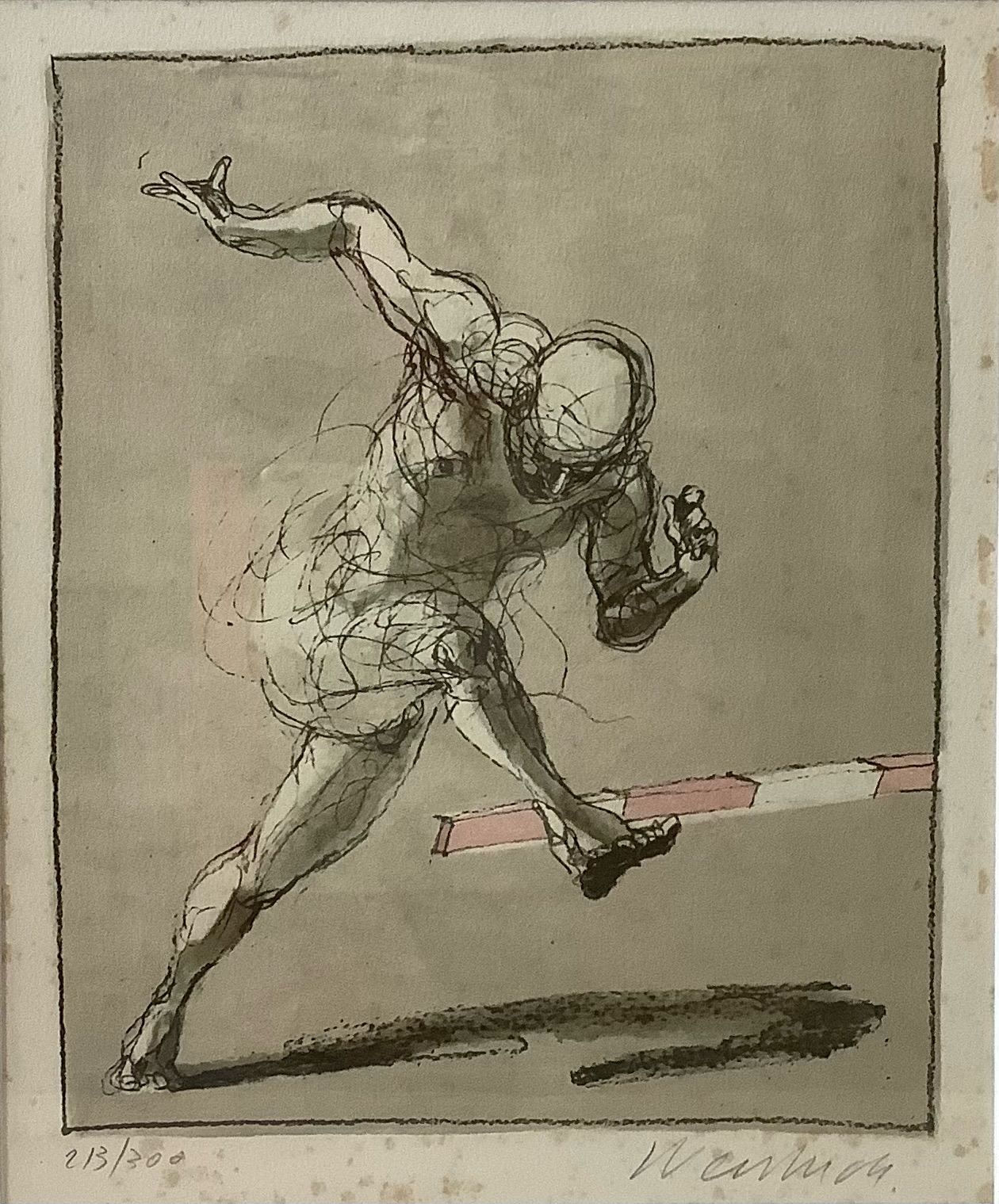 Lithographie signée et numérotée de Claude Weisbuch (1927-2014) 
