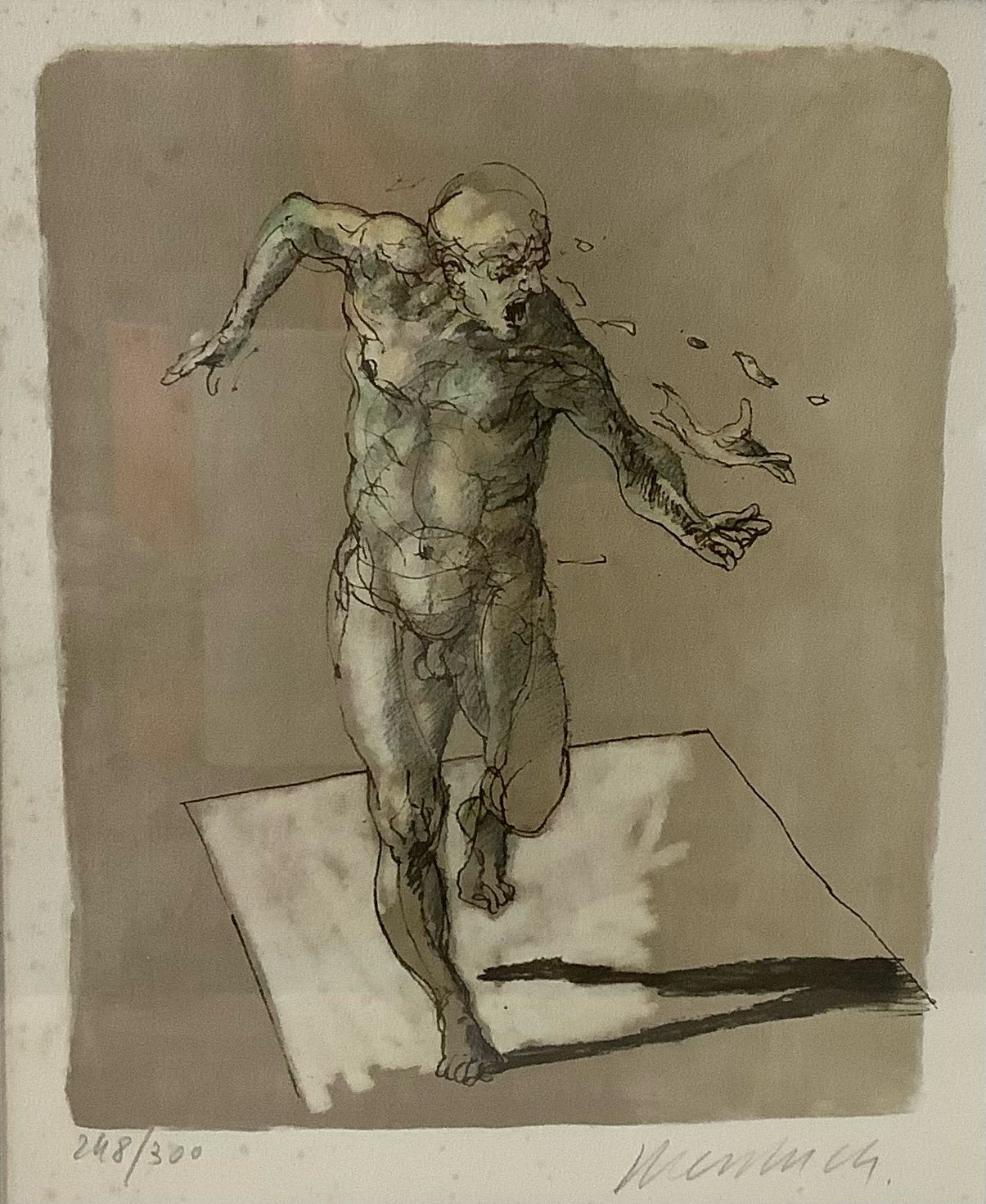 Lithographie signée et numérotée de Claude Weisbuch (1927-2014) 