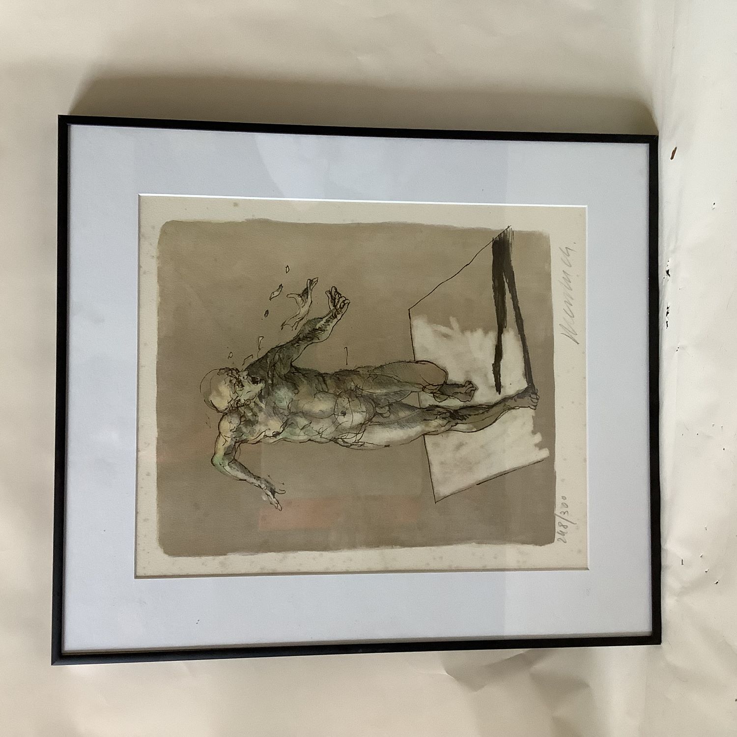 Lithographie signée et numérotée de Claude Weisbuch (1927-2014) 