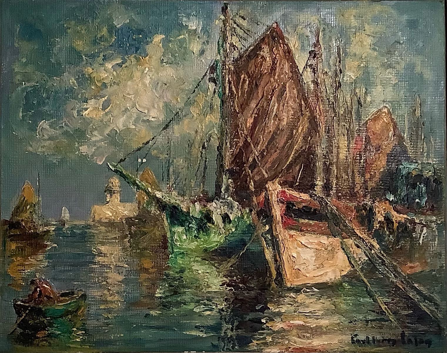 Port de Quiberon par Paul-Henry Lafon (XIXe-XXe)