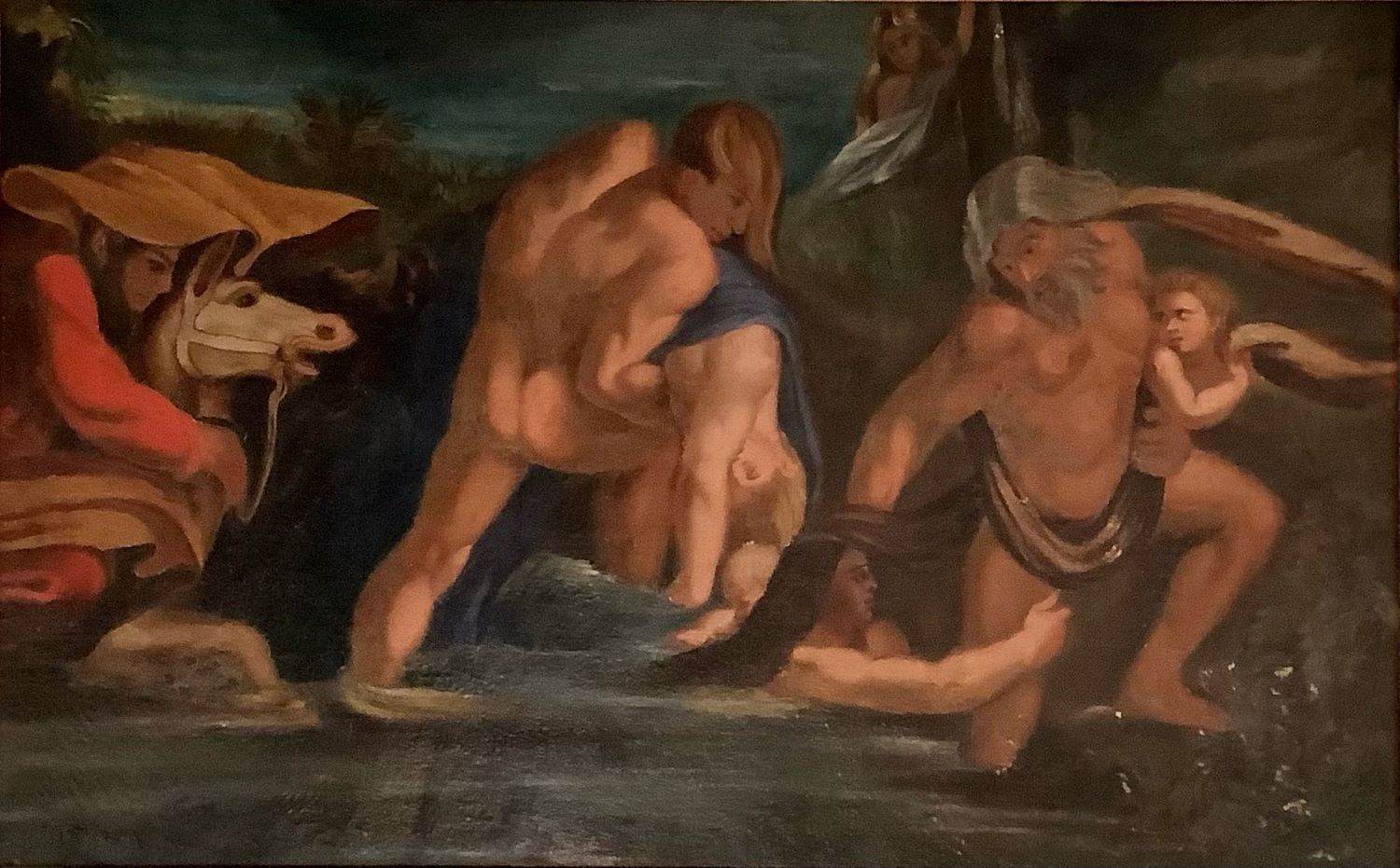 Le déluge, d'après Raphaël (Voute de la IIIe travée des Loges du Vatican)