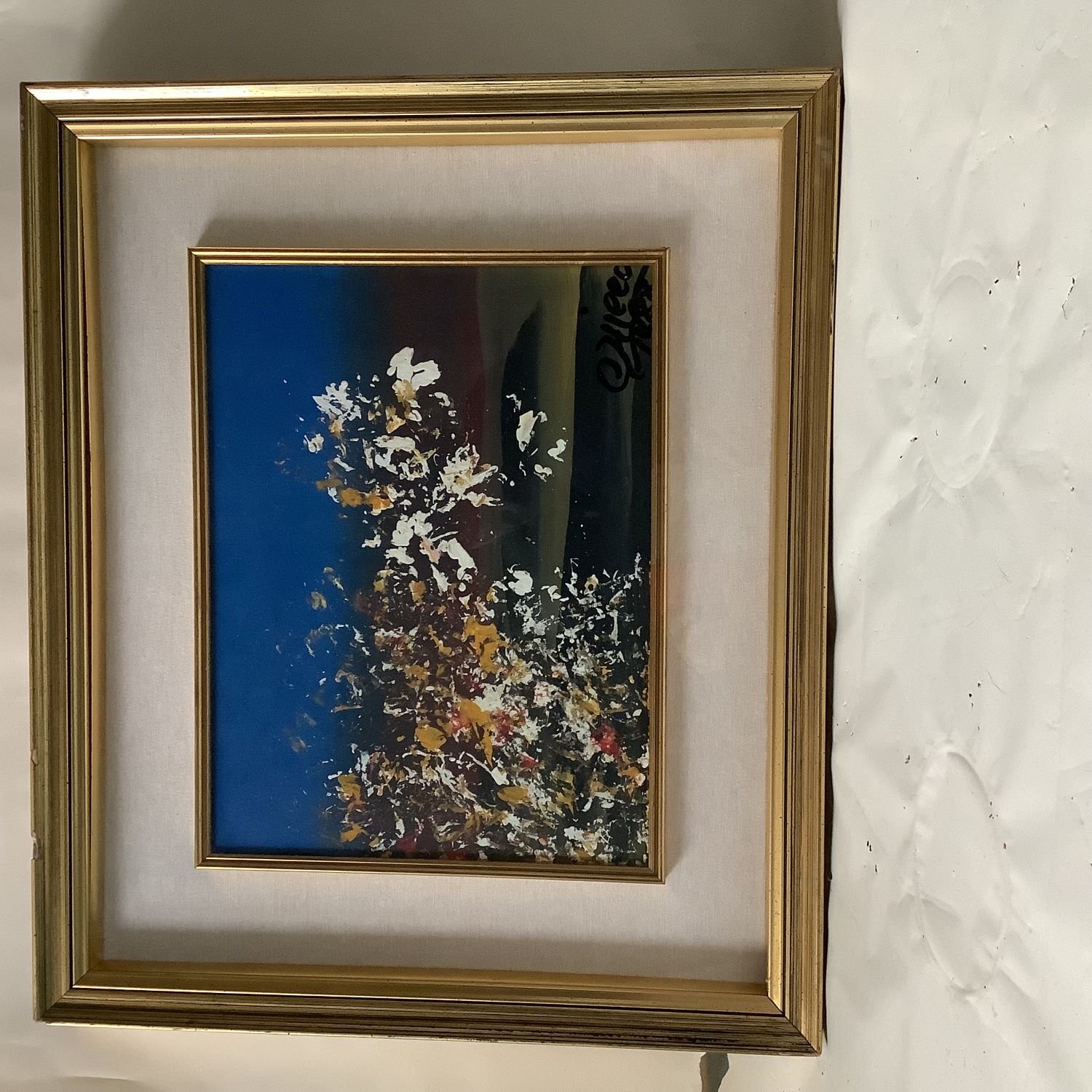 Composition abstraite de Chicco Ferrari (né en 1933)