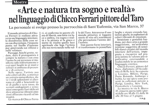 Composition abstraite de Chicco Ferrari (né en 1933)