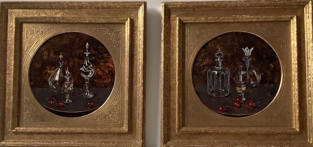 Paire de natures mortes contemporaines de Catherine Alerini