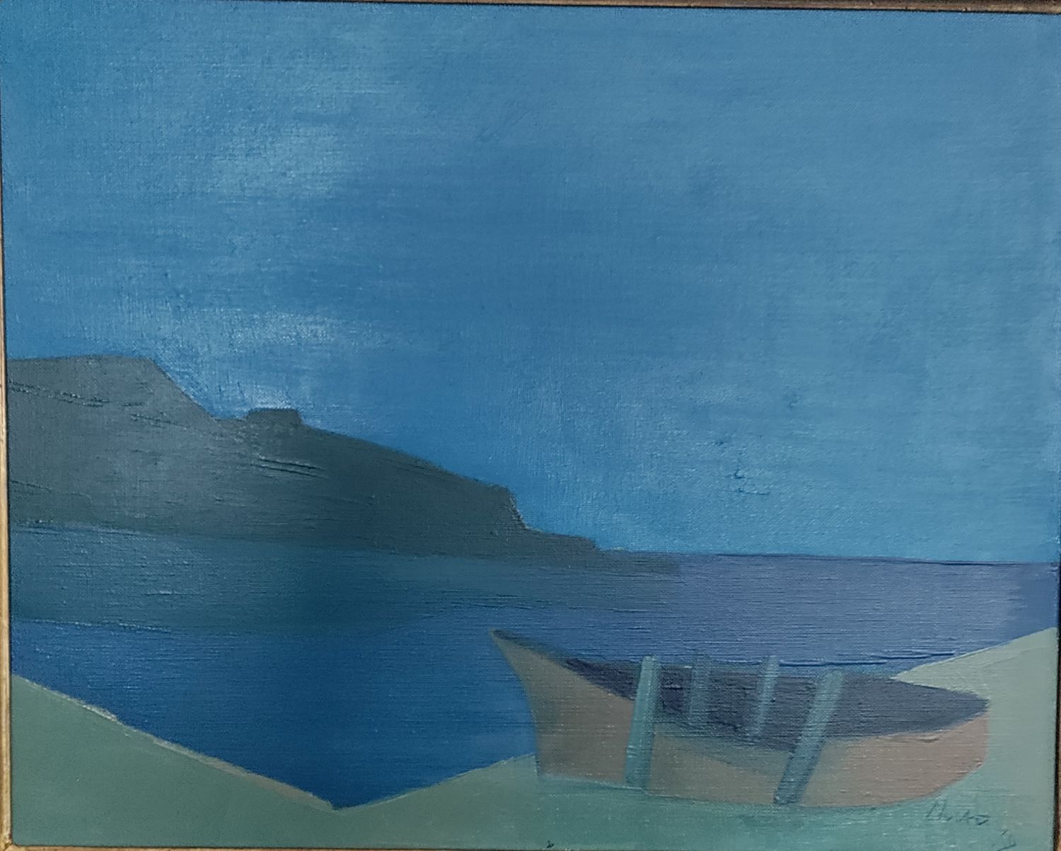 "L'Epave", de Chisa (1939-2021), peintre corse