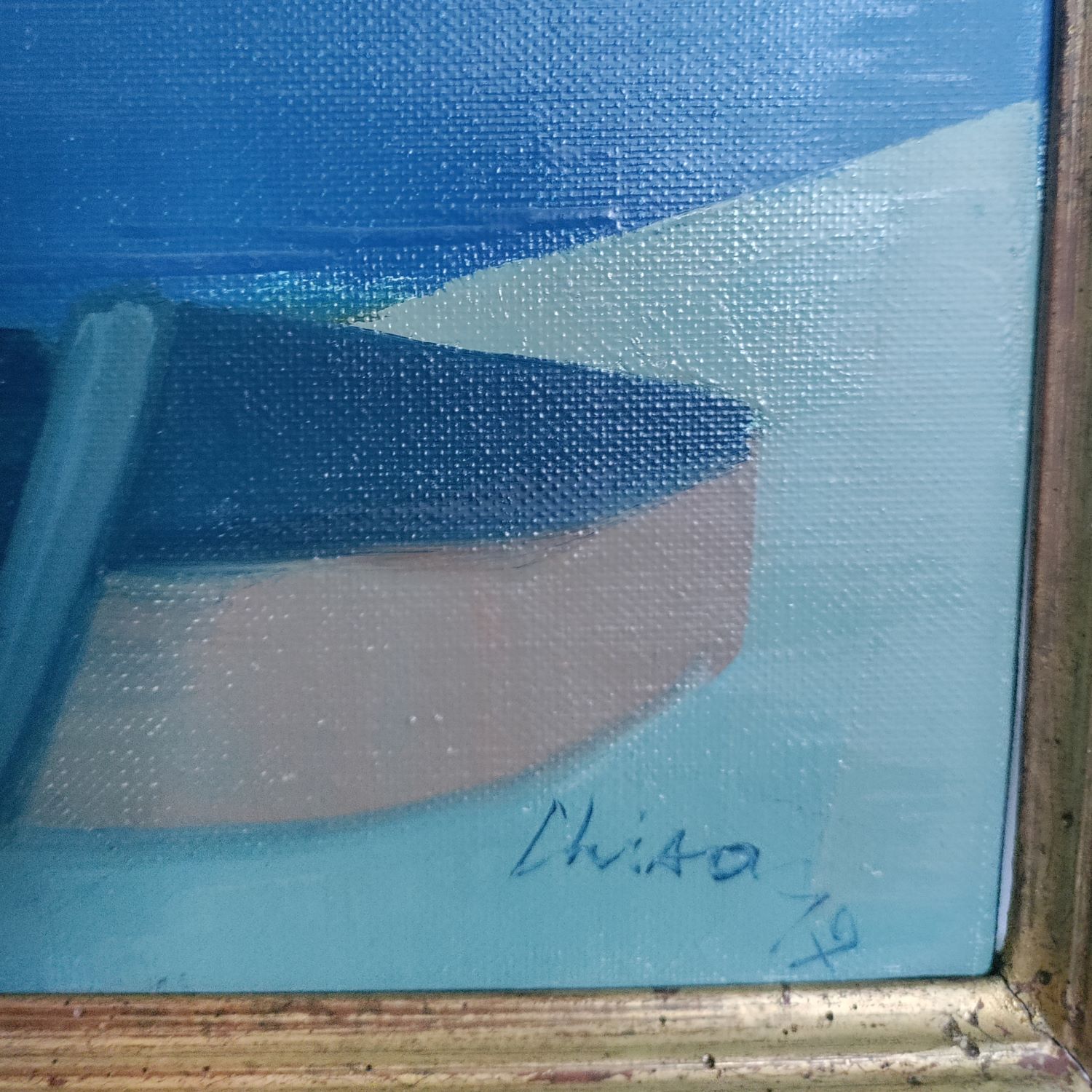 "L'Epave", de Chisa (1939-2021), peintre corse