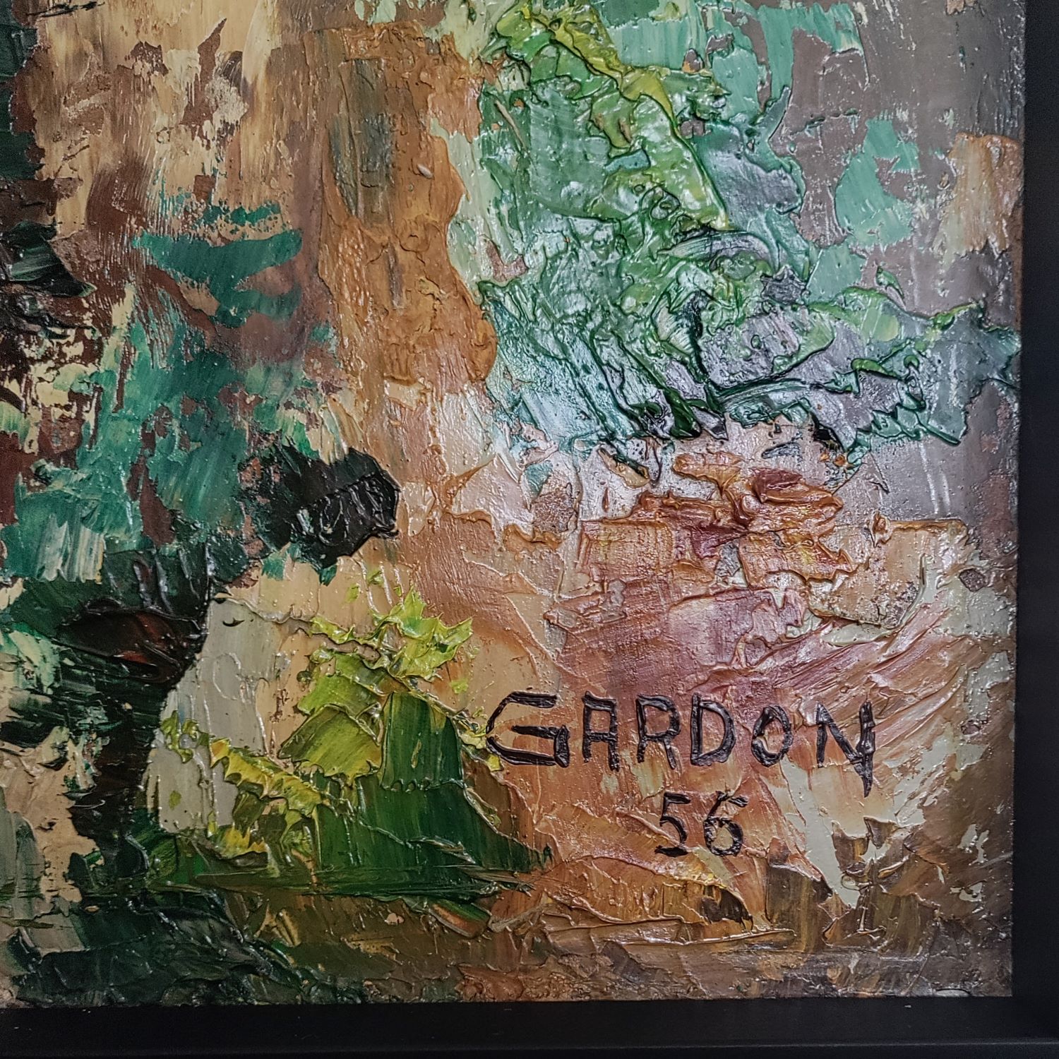 "Vieux village" de Marius Jean Gardon (1914-1990)