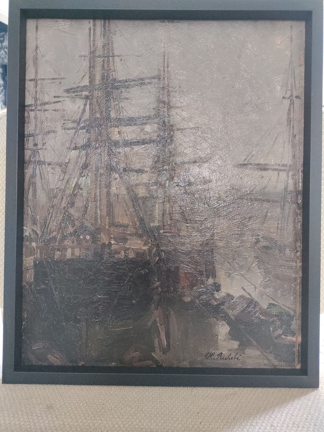 Le port de Marseille par Horace Richebé (1871-1958)