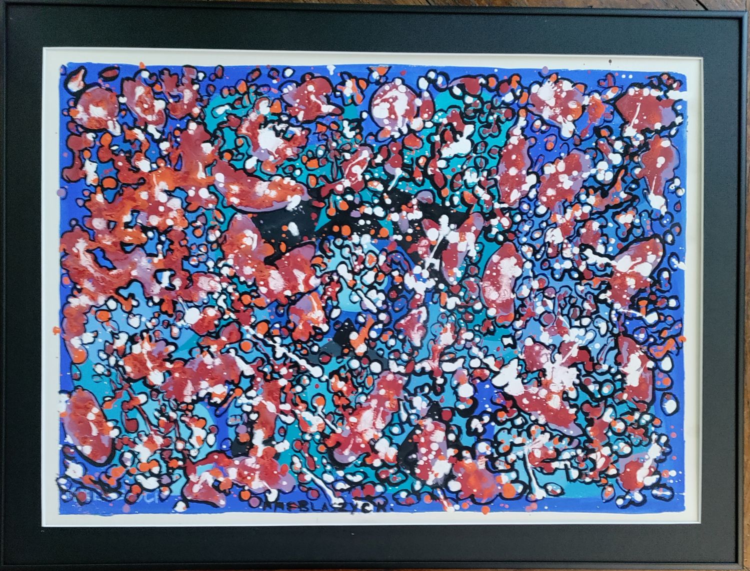 Marie-Madeleine Blaszyck (1904-2003). Gouache sur papier. 36 x 51 cm. 