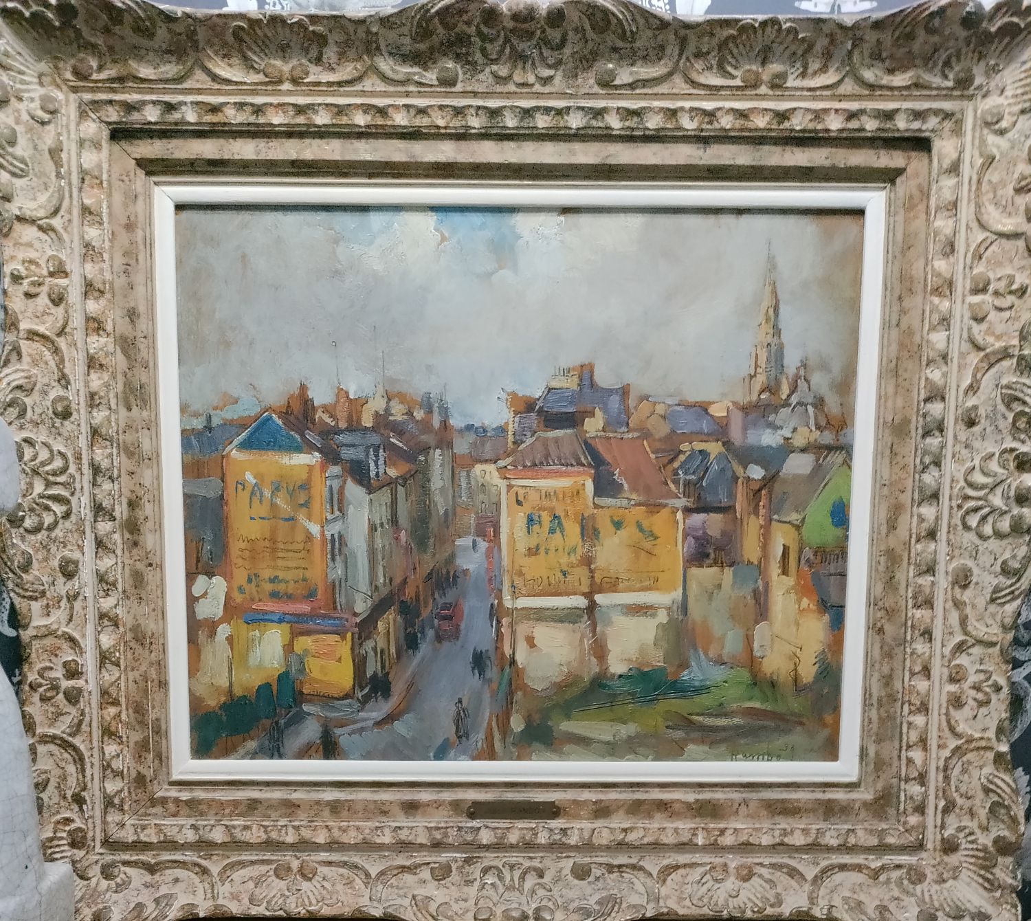Jules Rambo (1896-1974), vue de Bruxelles de 1939