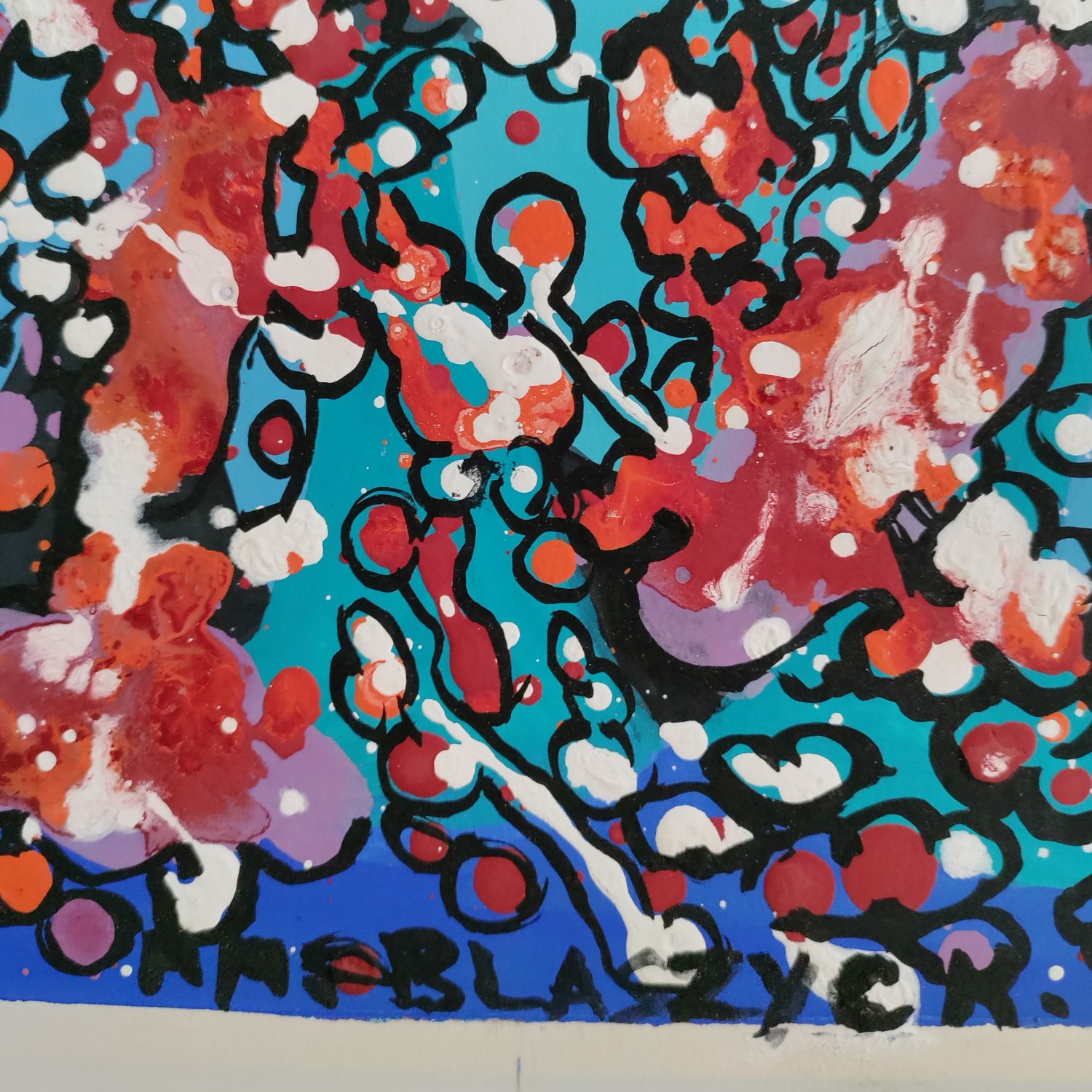 Marie-Madeleine Blaszyck (1904-2003). Gouache sur papier. 36 x 51 cm. 