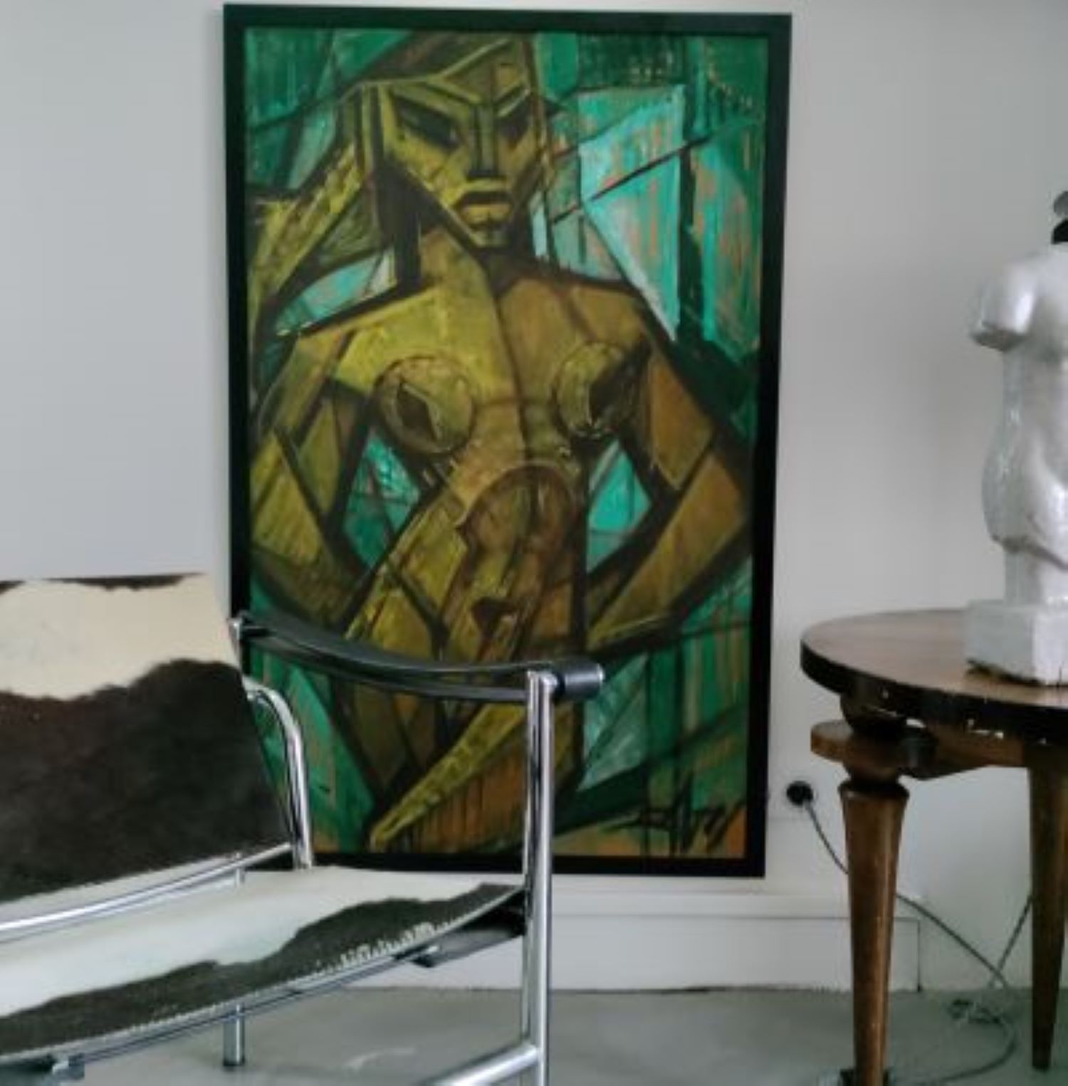 Frédéric Davis (1919-1990). Huile sur panneau. 72 x 116 cm.