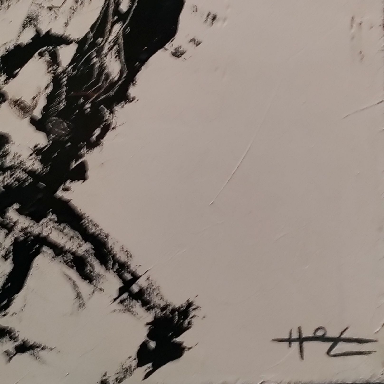 Didier Hot (1957-2015). Huile sur panneau. 41 x 51 cm.