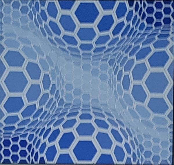 Victor Vasarely (1906-1997). Sérigraphie. 28 x 29 cm.