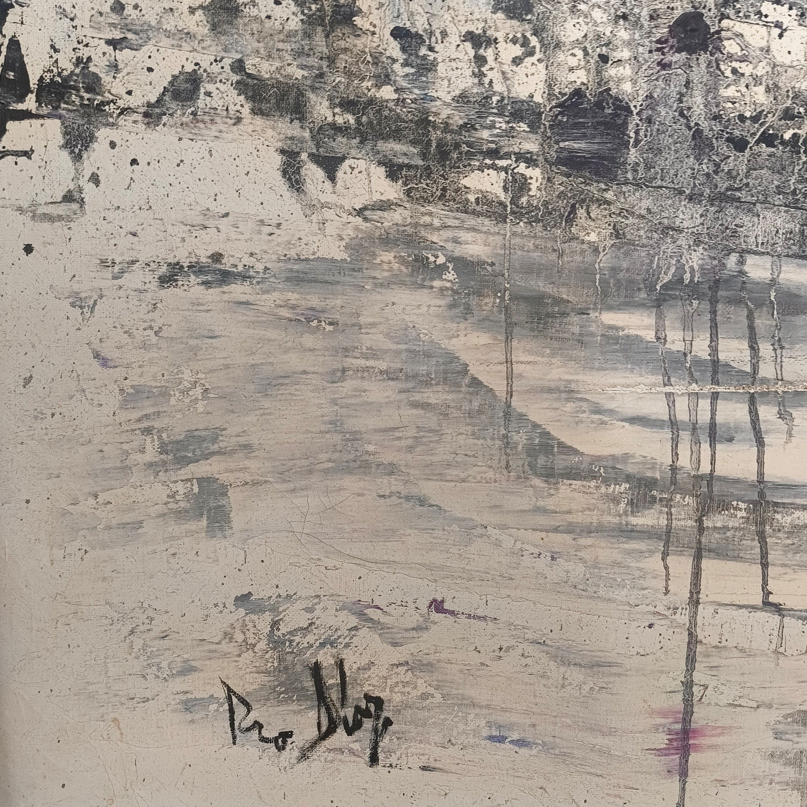 Guy Pro-Diaz (né en 1929). Huile sur toile. 160x130 cm. Datée de 1960.