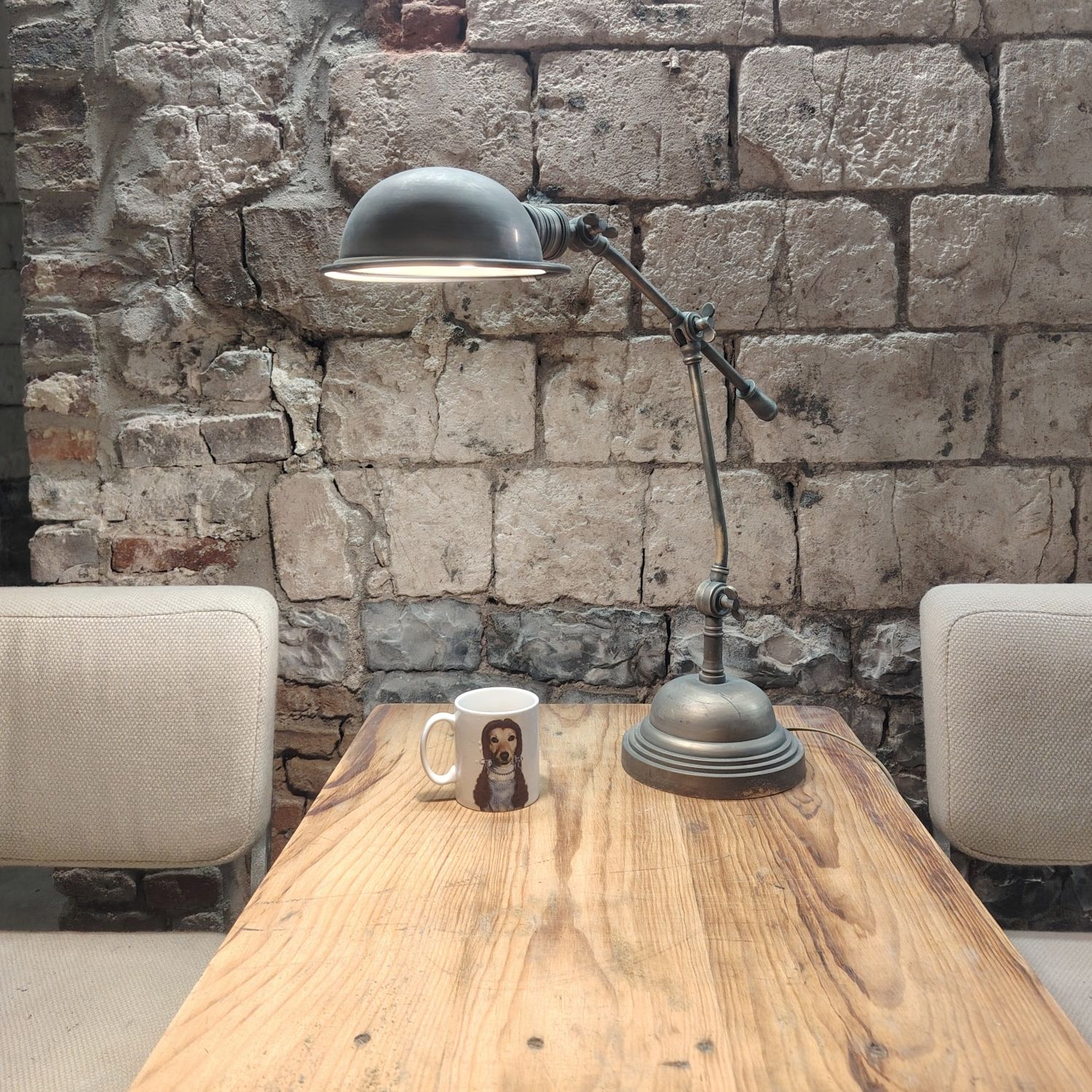 Lampe de bureau style atelier CHEHOMA