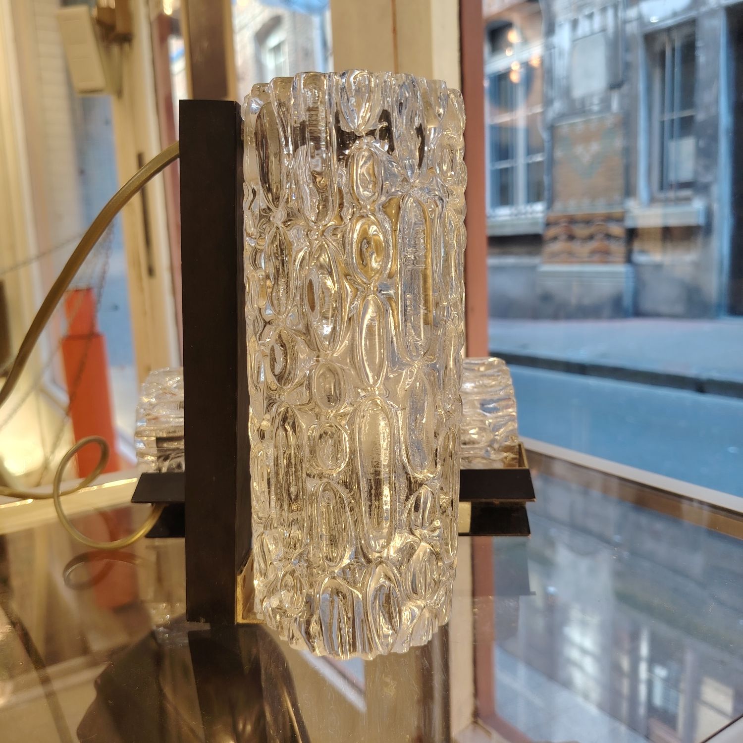 Paire d’Appliques « Cylindres de Murano »